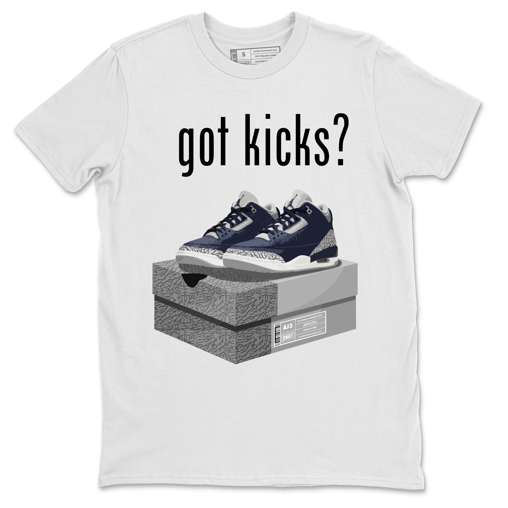 Jordan 3 Midnight Navy Shirt To Match Jordans Got Kicks Sneaker Tees Jordan 3 Midnight Navy Drip Gear Zone Sneaker Matching Clothing Unisex Shirts