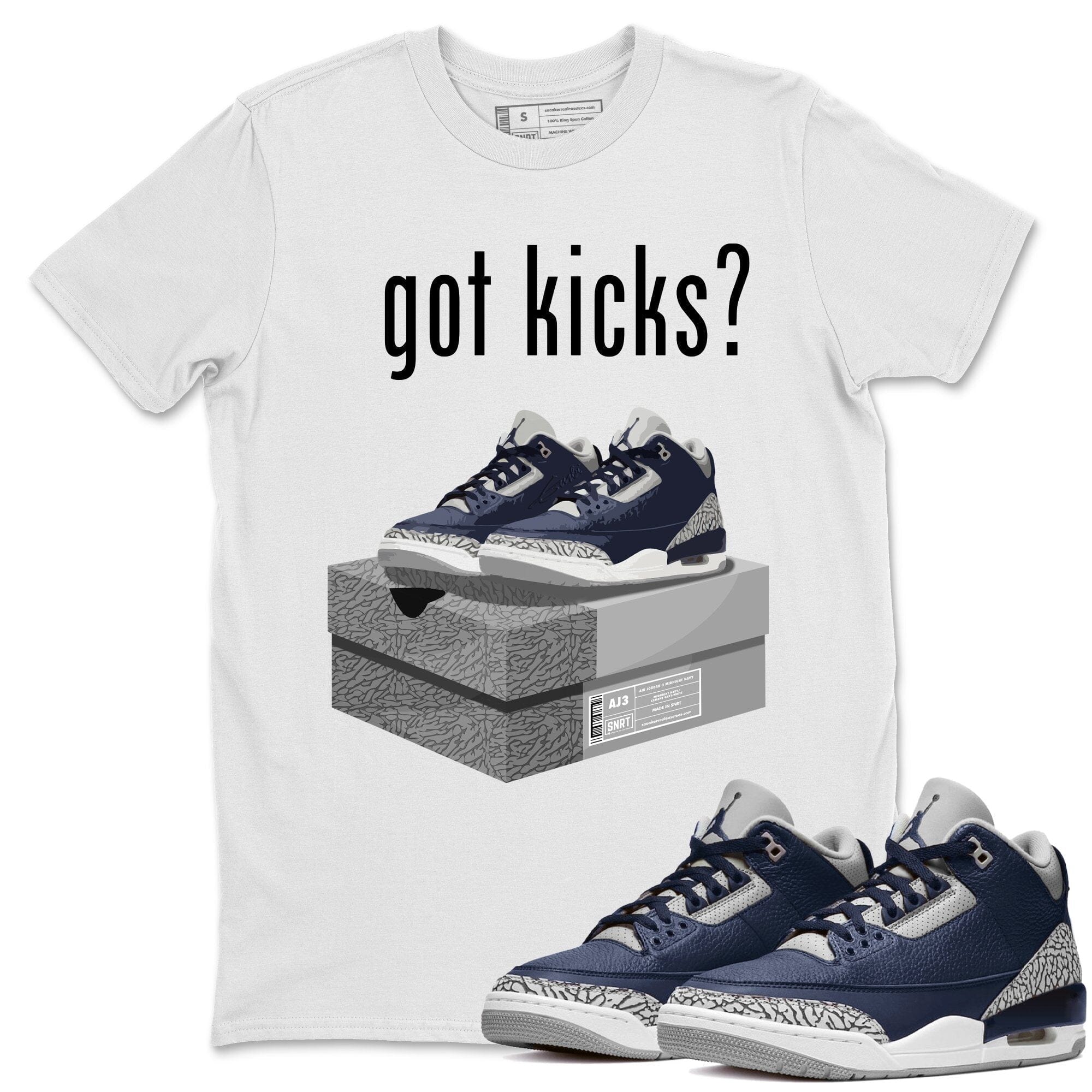 Jordan 3 Midnight Navy Shirt To Match Jordans Got Kicks Sneaker Tees Jordan 3 Midnight Navy Drip Gear Zone Sneaker Matching Clothing Unisex Shirts