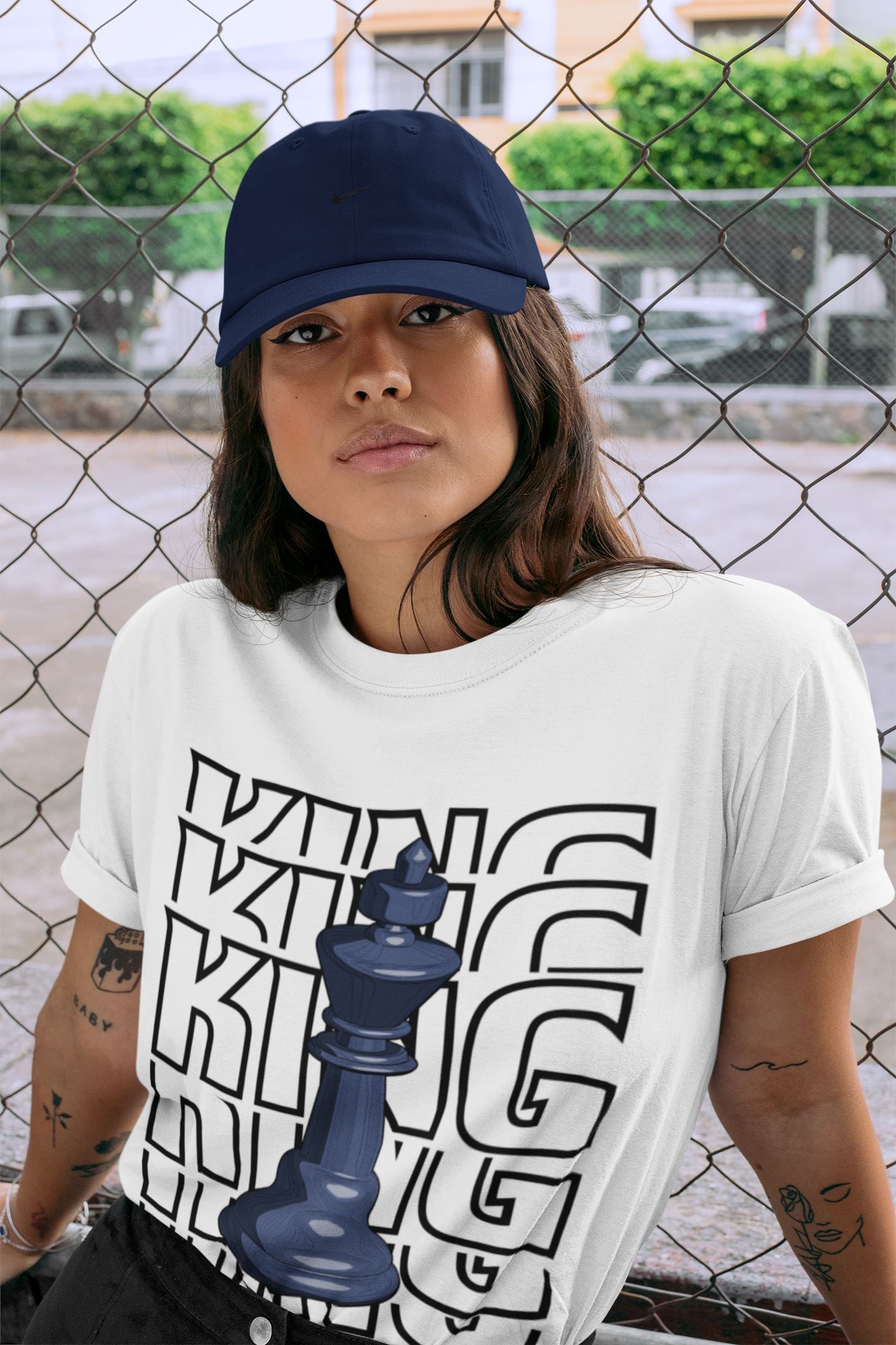 Jordan 3 Midnight Navy Shirt To Match Jordans King Sneaker Tees Jordan 3 Midnight Navy Drip Gear Zone Sneaker Matching Clothing Unisex Shirts