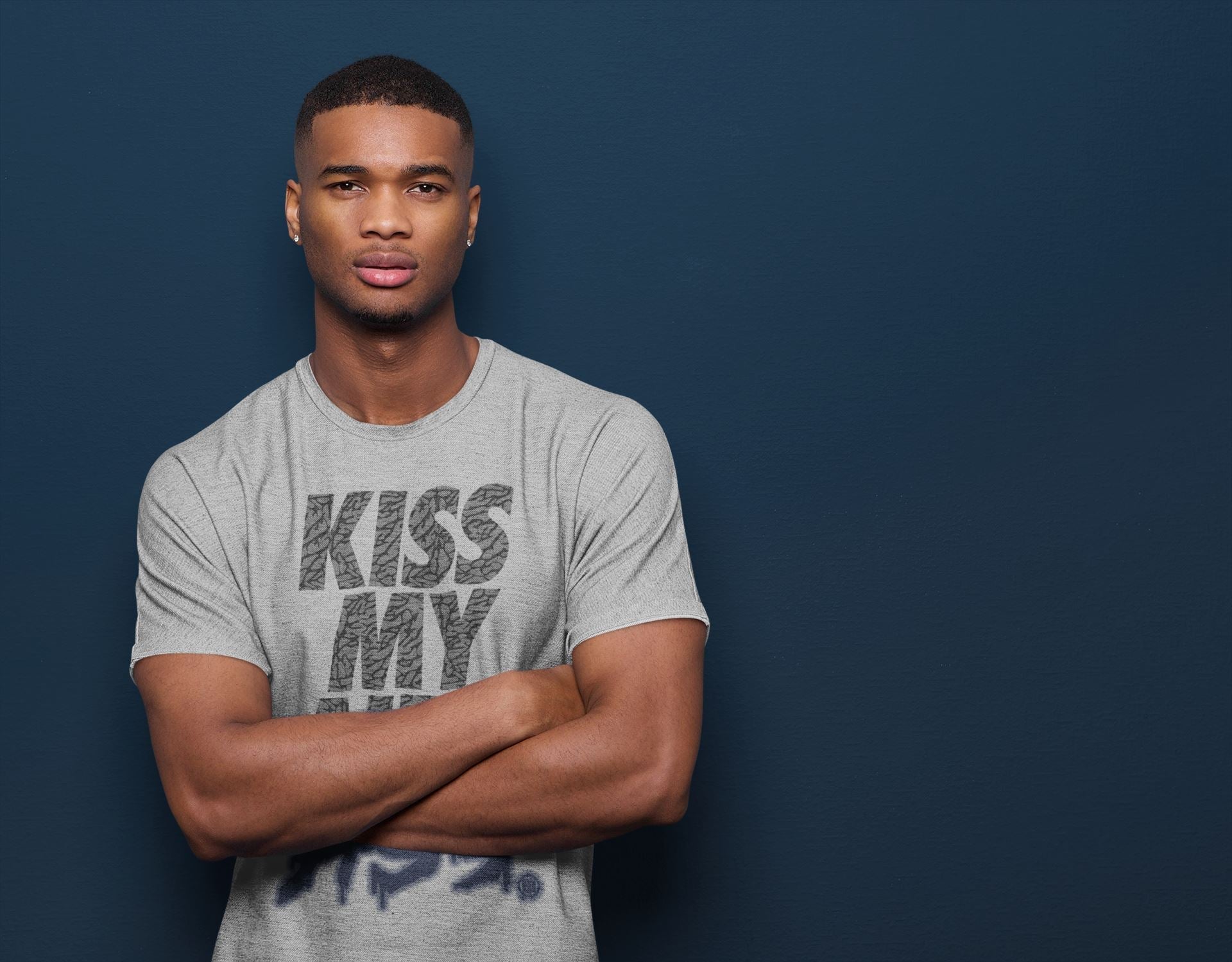 Jordan 3 Midnight Navy Shirt To Match Jordans Kiss My Ass Sneaker Tees Jordan 3 Midnight Navy Drip Gear Zone Sneaker Matching Clothing Unisex Shirts