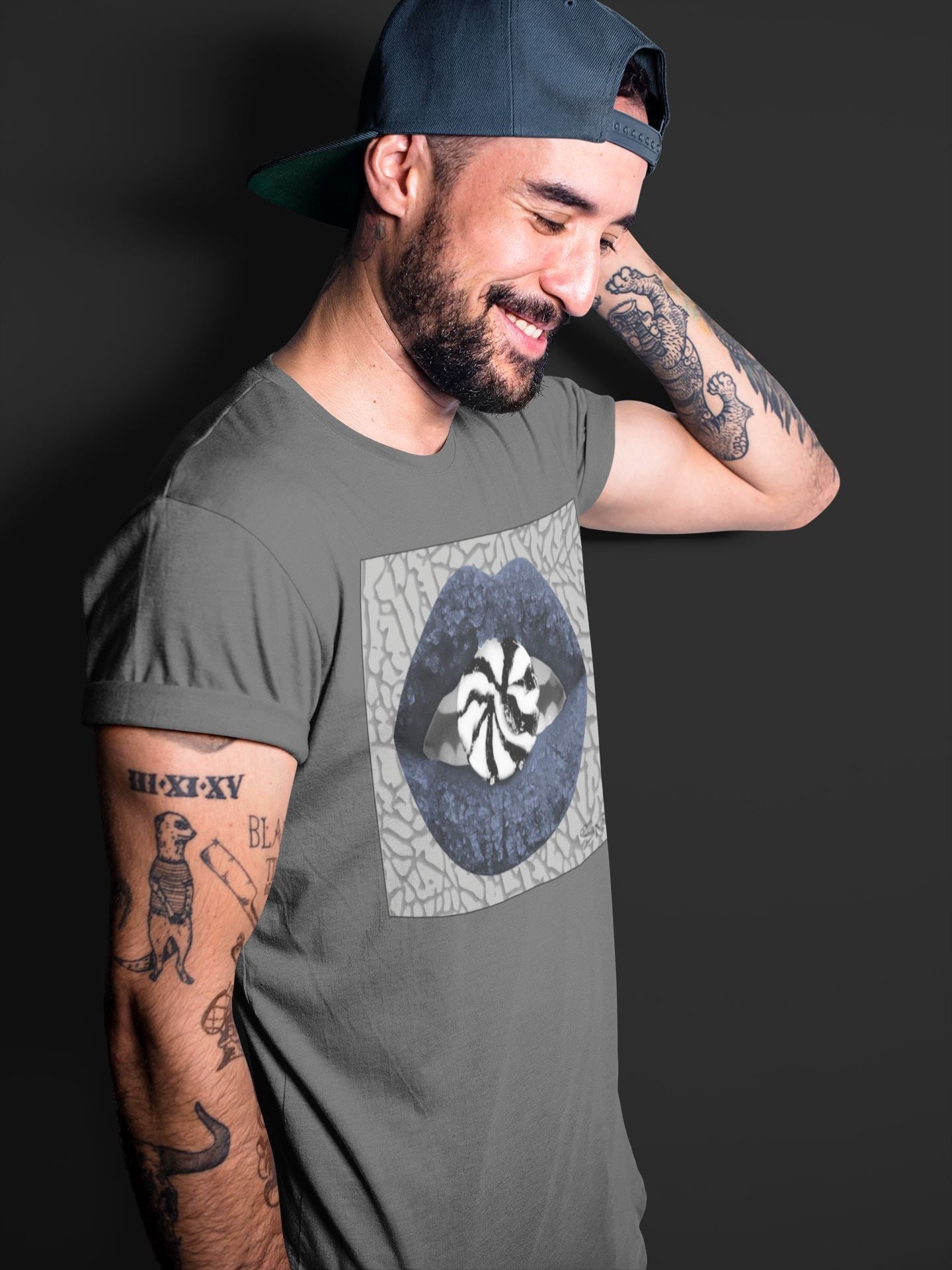 Jordan 3 Midnight Navy Shirt To Match Jordans Lips Candy Sneaker Tees Jordan 3 Midnight Navy Drip Gear Zone Sneaker Matching Clothing Unisex Shirts