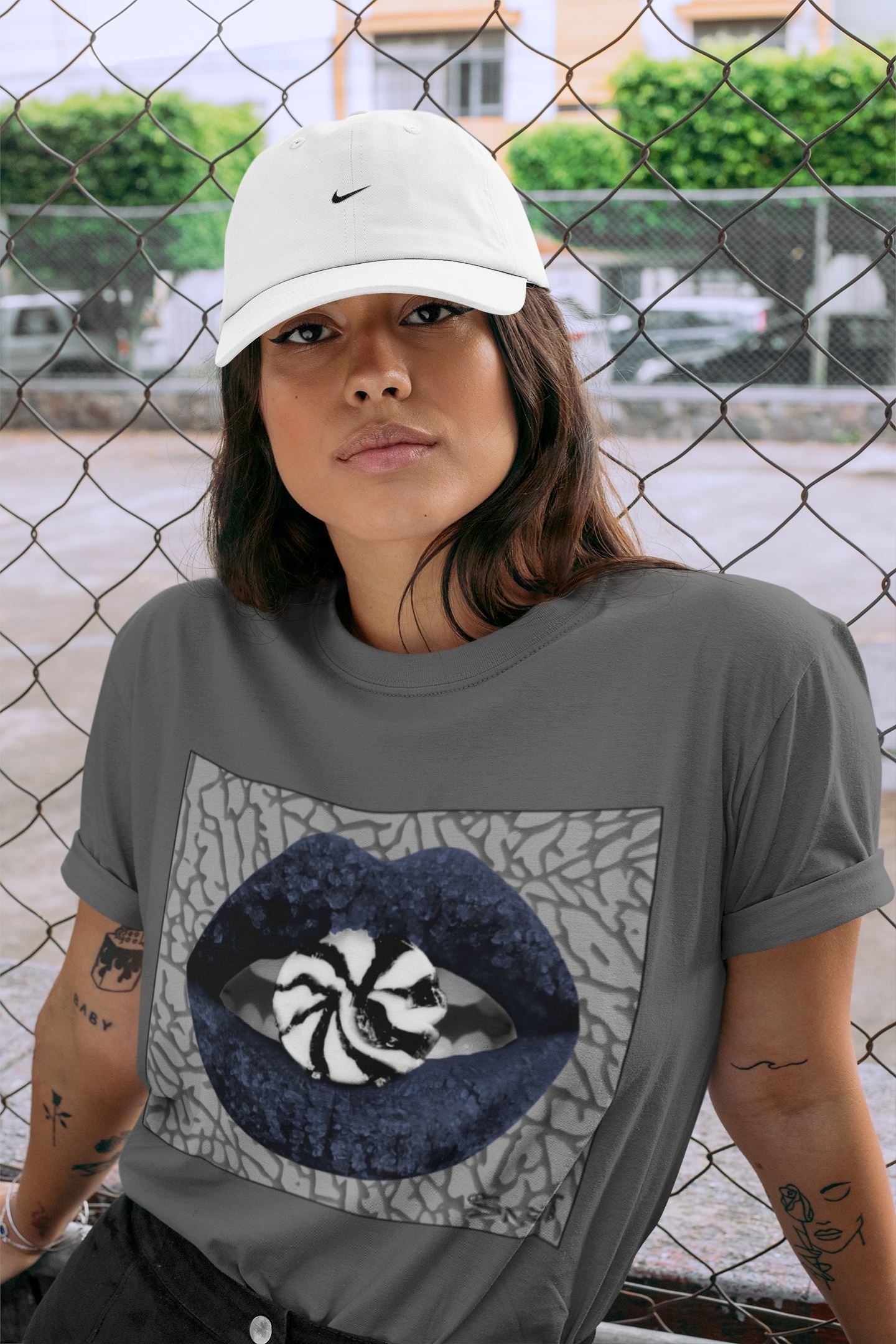 Jordan 3 Midnight Navy Shirt To Match Jordans Lips Candy Sneaker Tees Jordan 3 Midnight Navy Drip Gear Zone Sneaker Matching Clothing Unisex Shirts