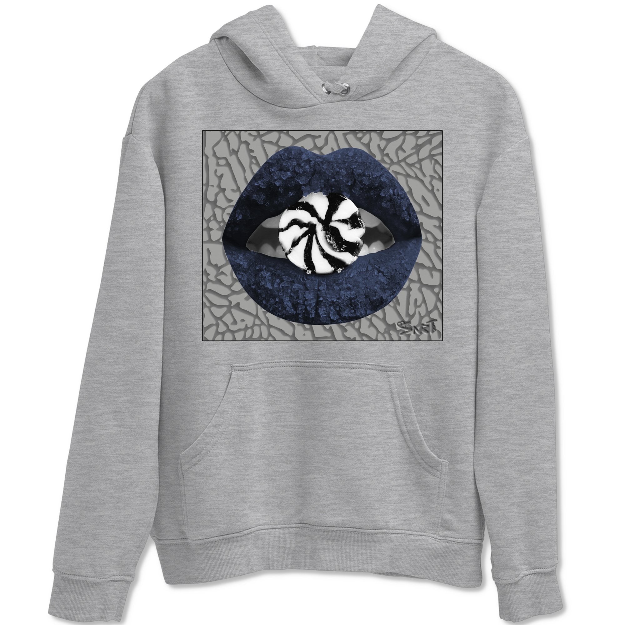 Jordan 3 Midnight Navy Shirt To Match Jordans Lips Candy Sneaker Tees Jordan 3 Midnight Navy Drip Gear Zone Sneaker Matching Clothing Unisex Shirts