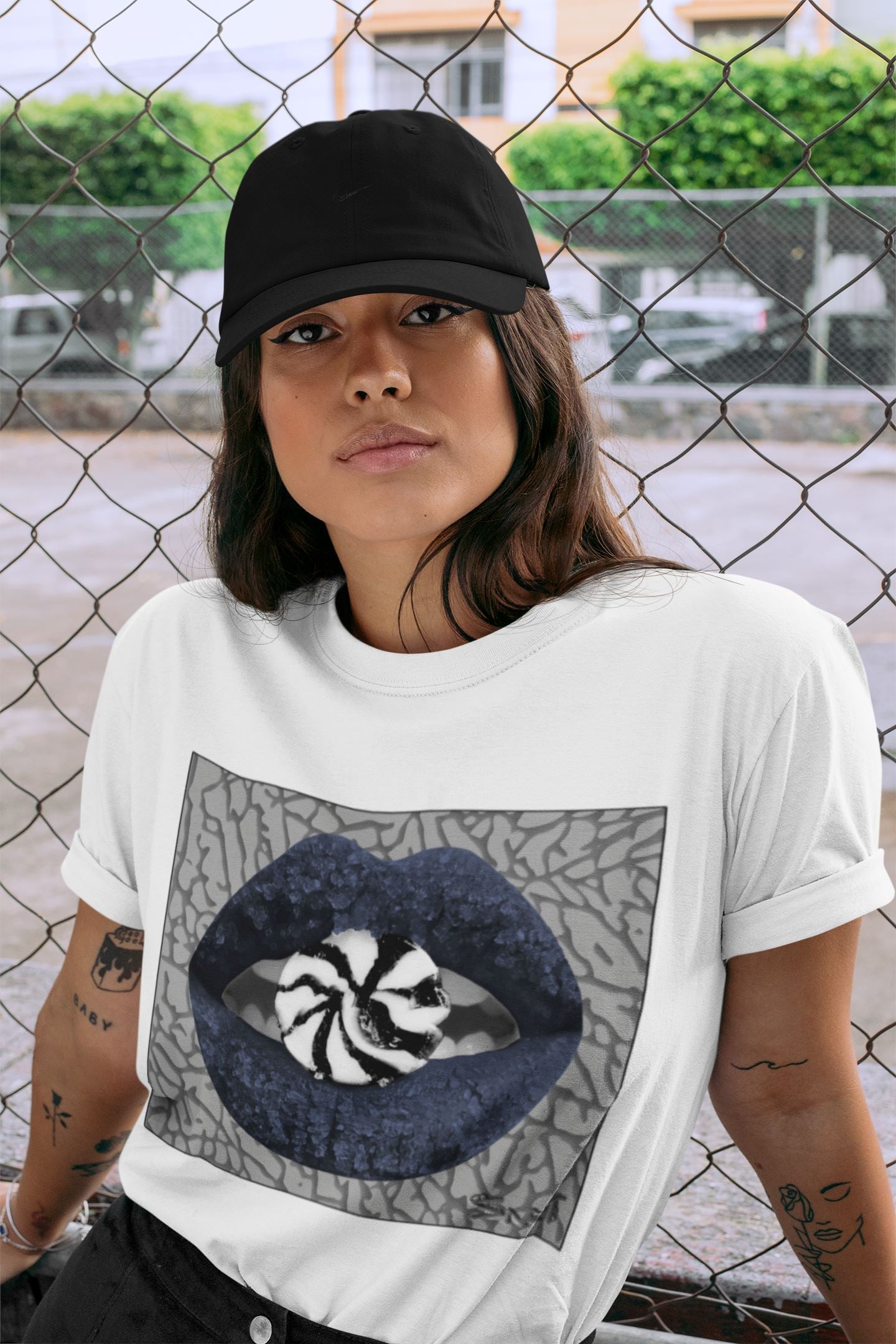 Jordan 3 Midnight Navy Shirt To Match Jordans Lips Candy Sneaker Tees Jordan 3 Midnight Navy Drip Gear Zone Sneaker Matching Clothing Unisex Shirts