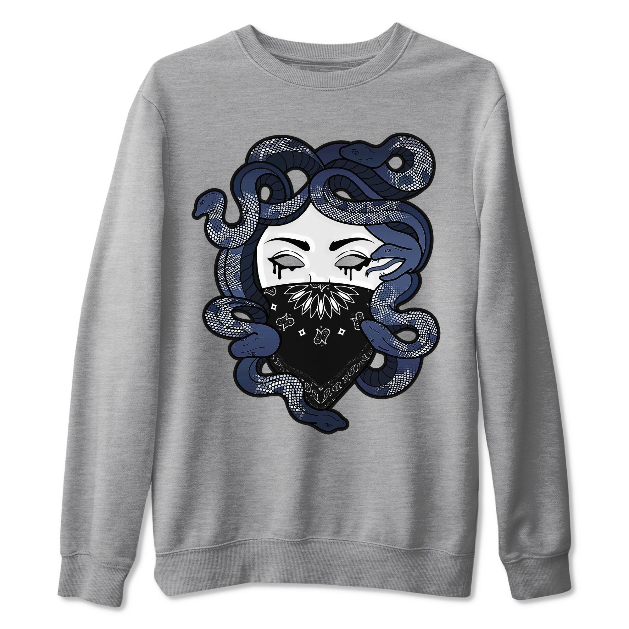 Jordan 3 Midnight Navy Shirt To Match Jordans Medusa Sneaker Tees Jordan 3 Midnight Navy Drip Gear Zone Sneaker Matching Clothing Unisex Shirts