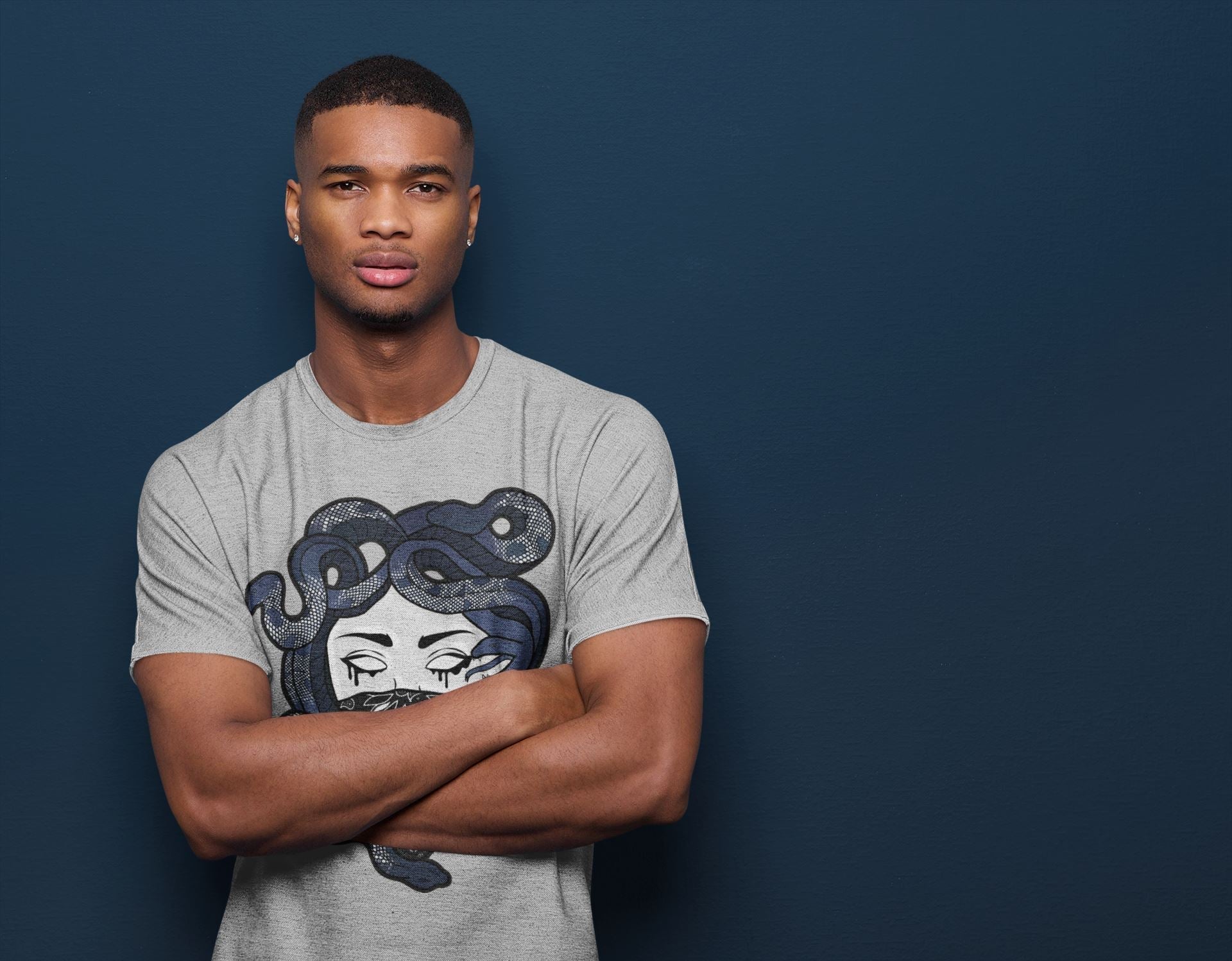 Jordan 3 Midnight Navy Shirt To Match Jordans Medusa Sneaker Tees Jordan 3 Midnight Navy Drip Gear Zone Sneaker Matching Clothing Unisex Shirts