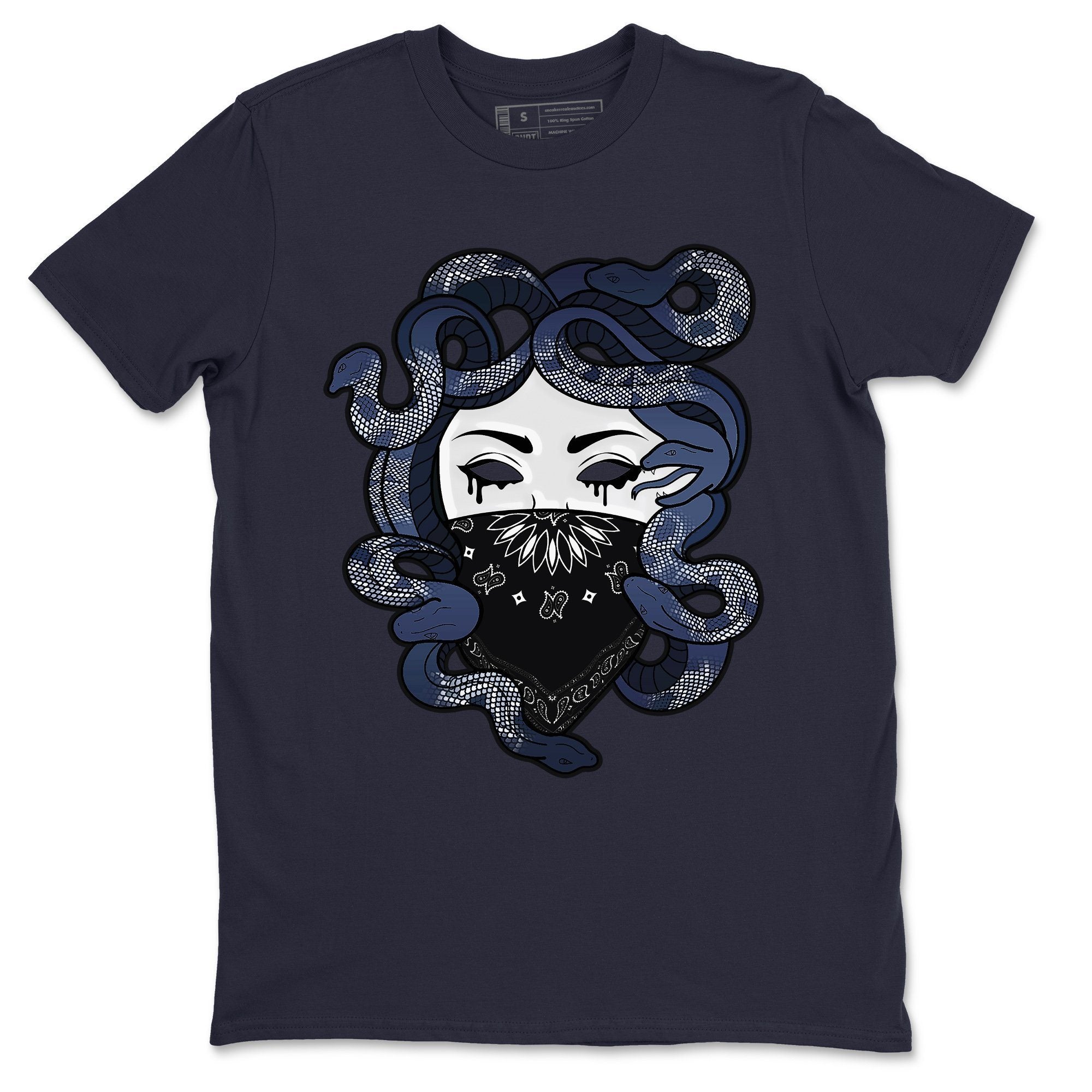 Jordan 3 Midnight Navy Shirt To Match Jordans Medusa Sneaker Tees Jordan 3 Midnight Navy Drip Gear Zone Sneaker Matching Clothing Unisex Shirts