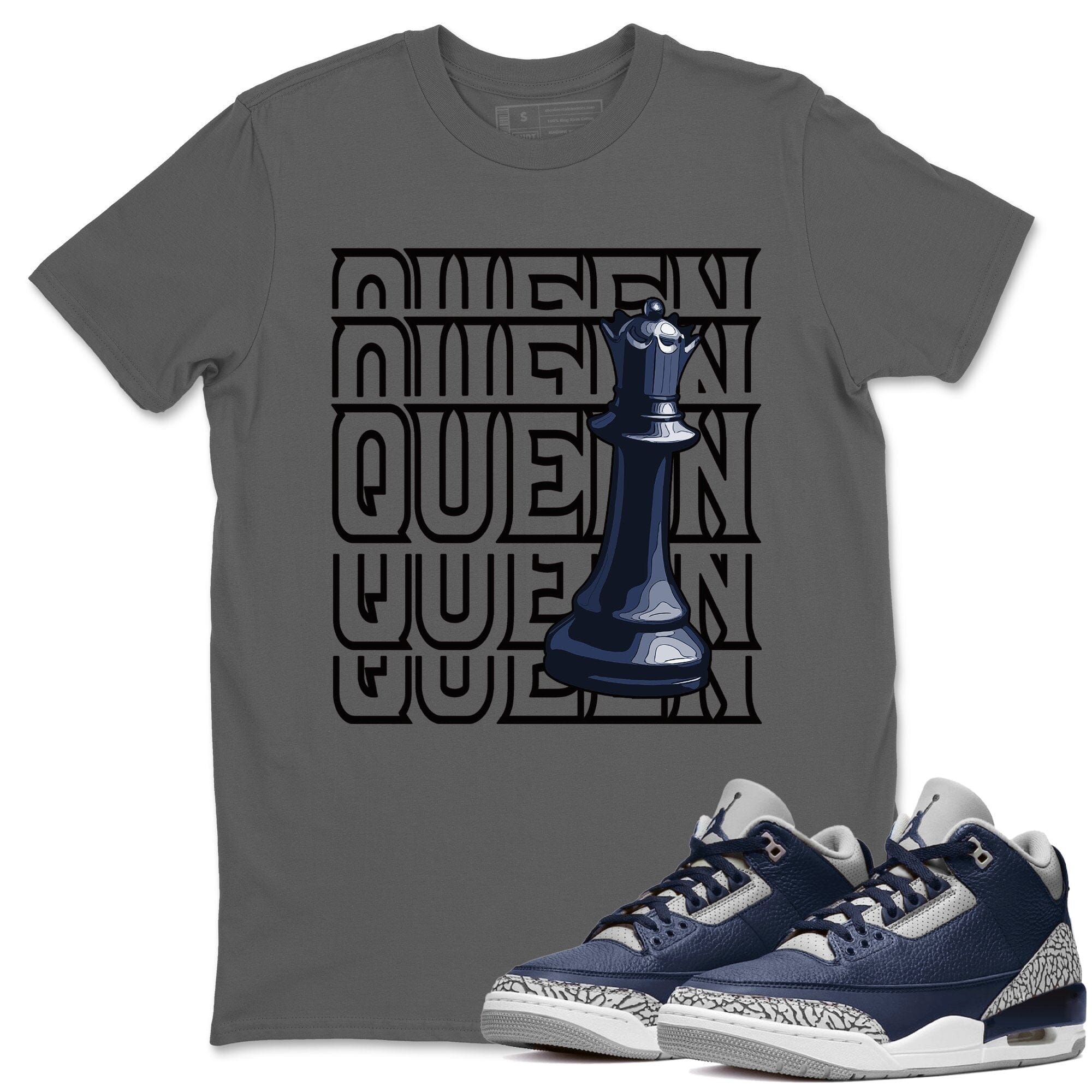 Jordan 3 Midnight Navy Shirt To Match Jordans Queen Sneaker Tees Jordan 3 Midnight Navy Drip Gear Zone Sneaker Matching Clothing Unisex Shirts