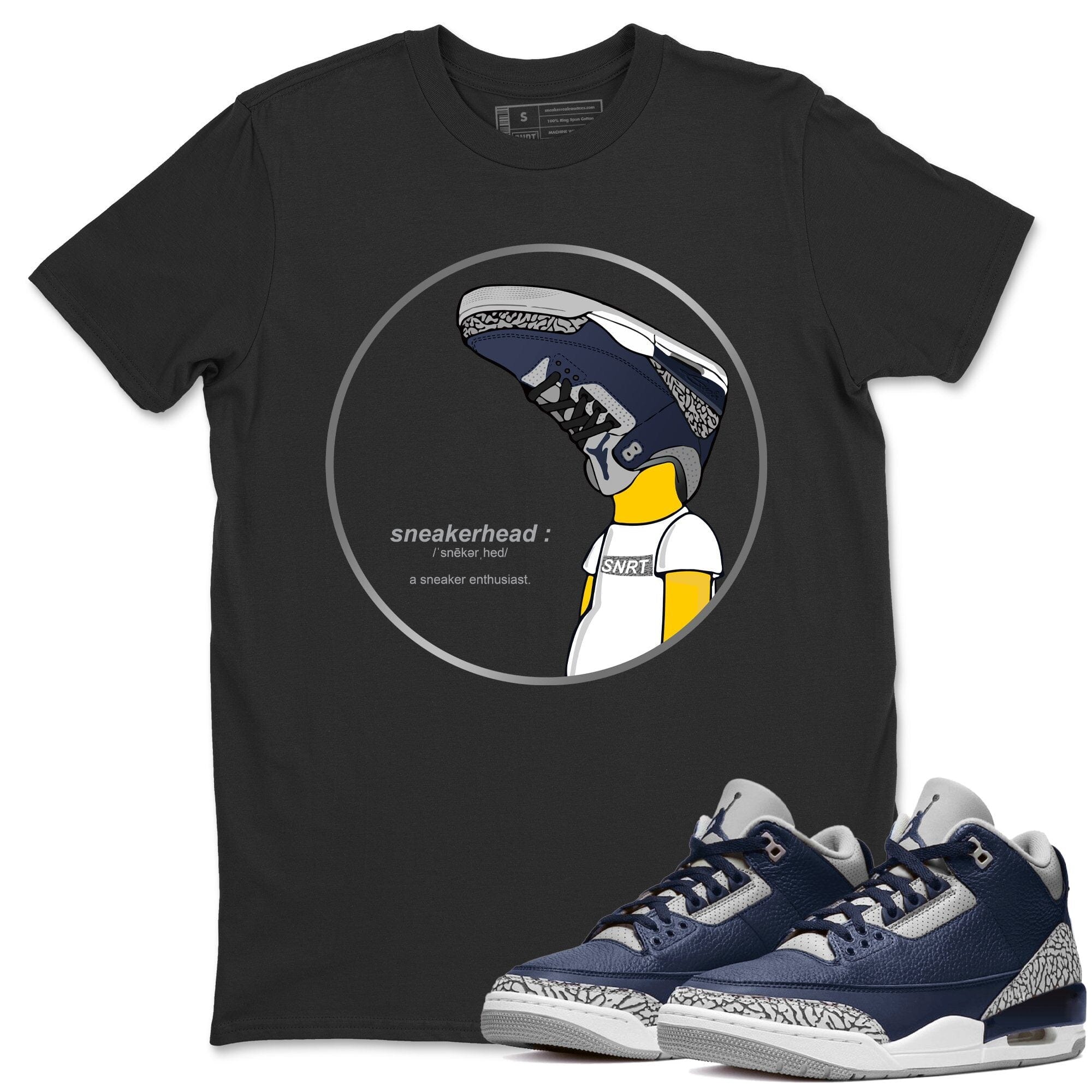 Jordan 3 Midnight Navy Shirt To Match Jordans Sneakerhead Sneaker Tees Jordan 3 Midnight Navy Drip Gear Zone Sneaker Matching Clothing Unisex Shirts