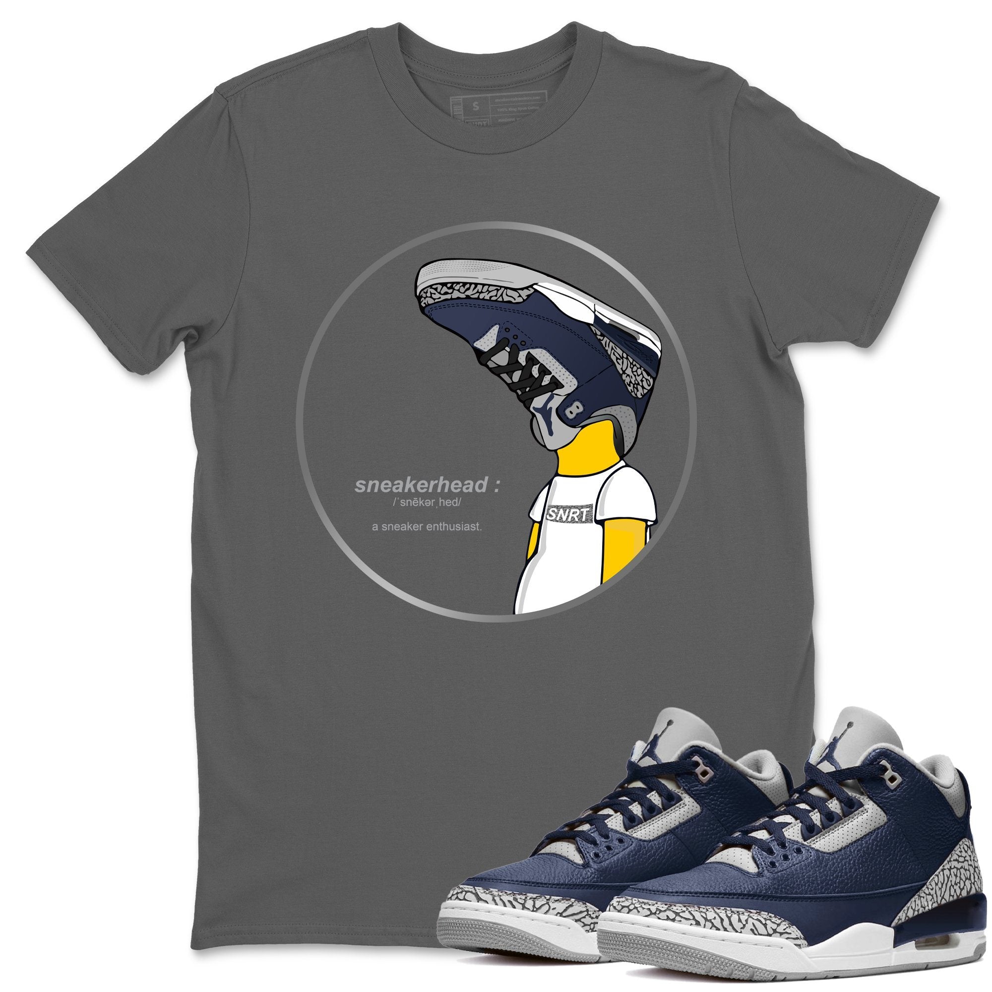 Jordan 3 Midnight Navy Shirt To Match Jordans Sneakerhead Sneaker Tees Jordan 3 Midnight Navy Drip Gear Zone Sneaker Matching Clothing Unisex Shirts