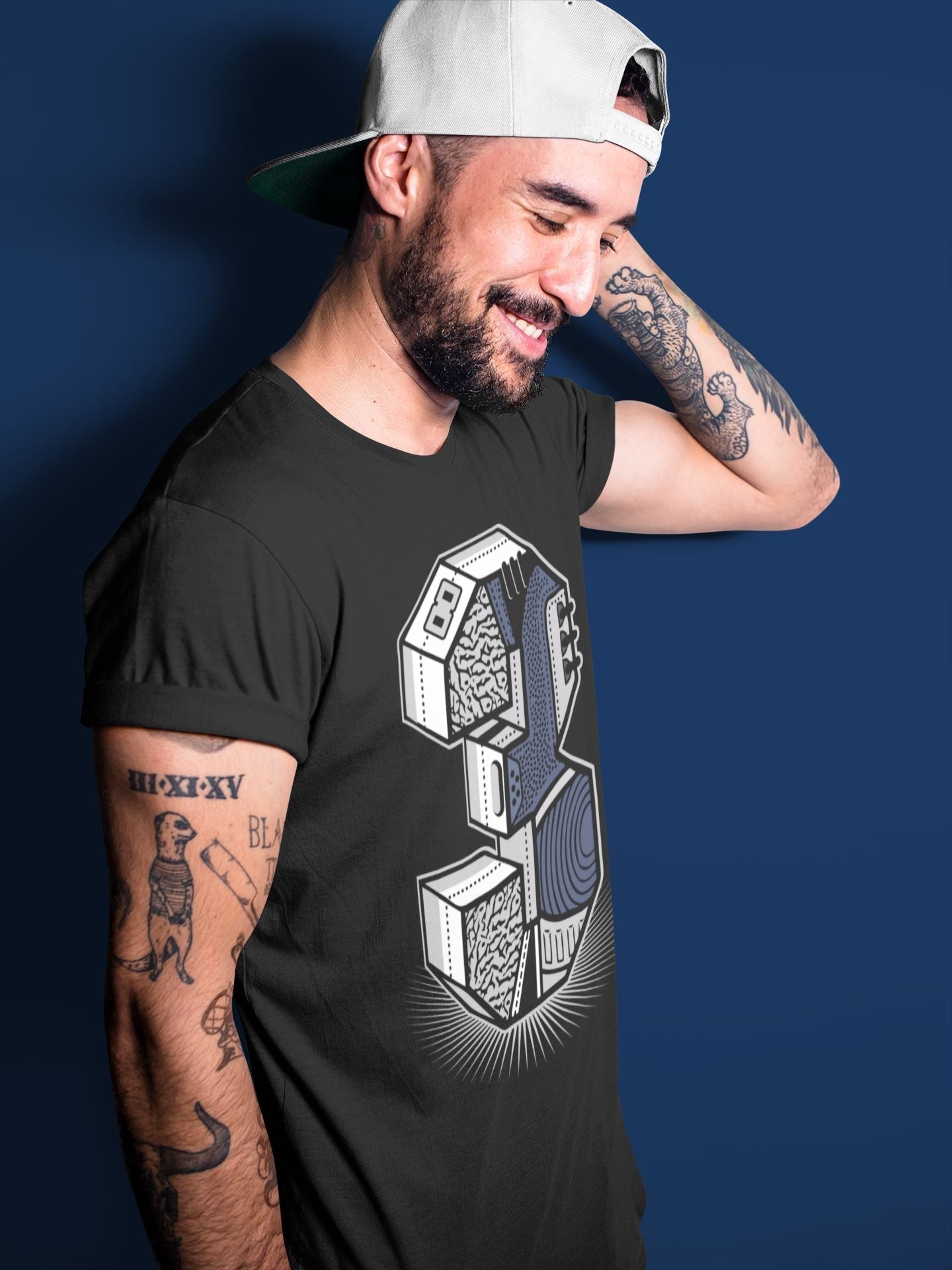 Jordan 3 Midnight Navy Shirt To Match Jordans Three Statue Sneaker Tees Jordan 3 Midnight Navy Drip Gear Zone Sneaker Matching Clothing Unisex Shirts