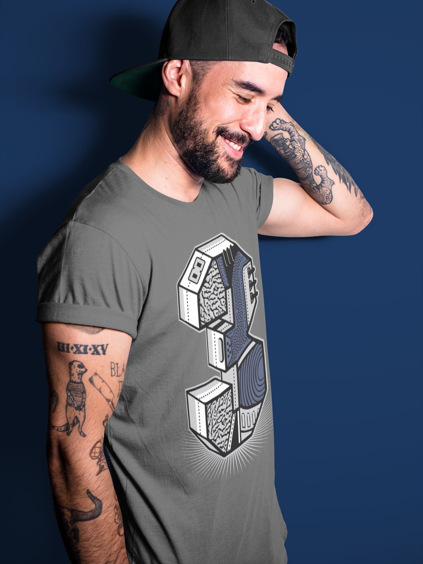 Jordan 3 Midnight Navy Shirt To Match Jordans Three Statue Sneaker Tees Jordan 3 Midnight Navy Drip Gear Zone Sneaker Matching Clothing Unisex Shirts