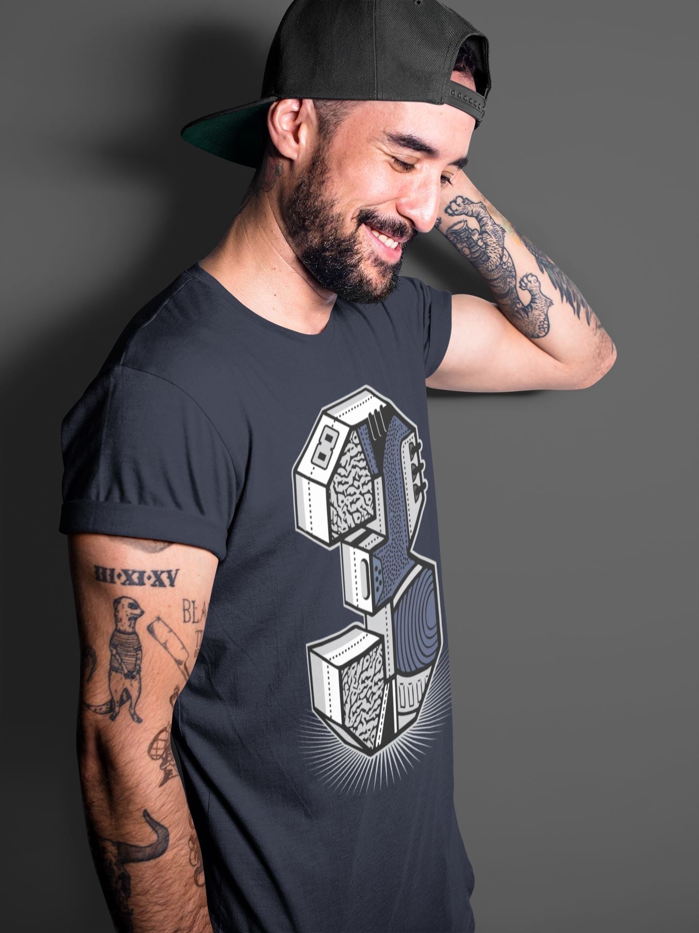 Jordan 3 Midnight Navy Shirt To Match Jordans Three Statue Sneaker Tees Jordan 3 Midnight Navy Drip Gear Zone Sneaker Matching Clothing Unisex Shirts