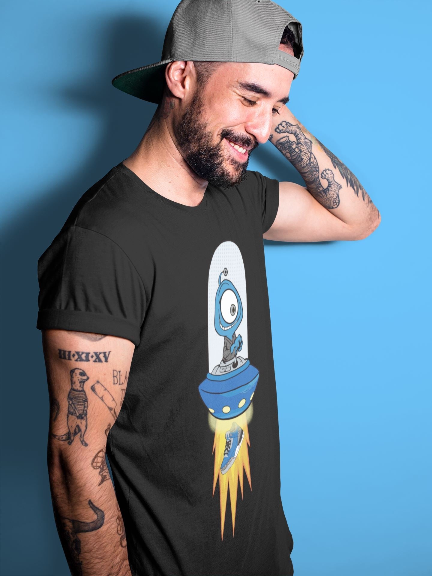 Jordan 3 Varsity Royal Shirt To Match Jordans Alien Sneaker Tees Jordan 3 Varsity Royal Drip Gear Zone Sneaker Matching Clothing Unisex Shirts