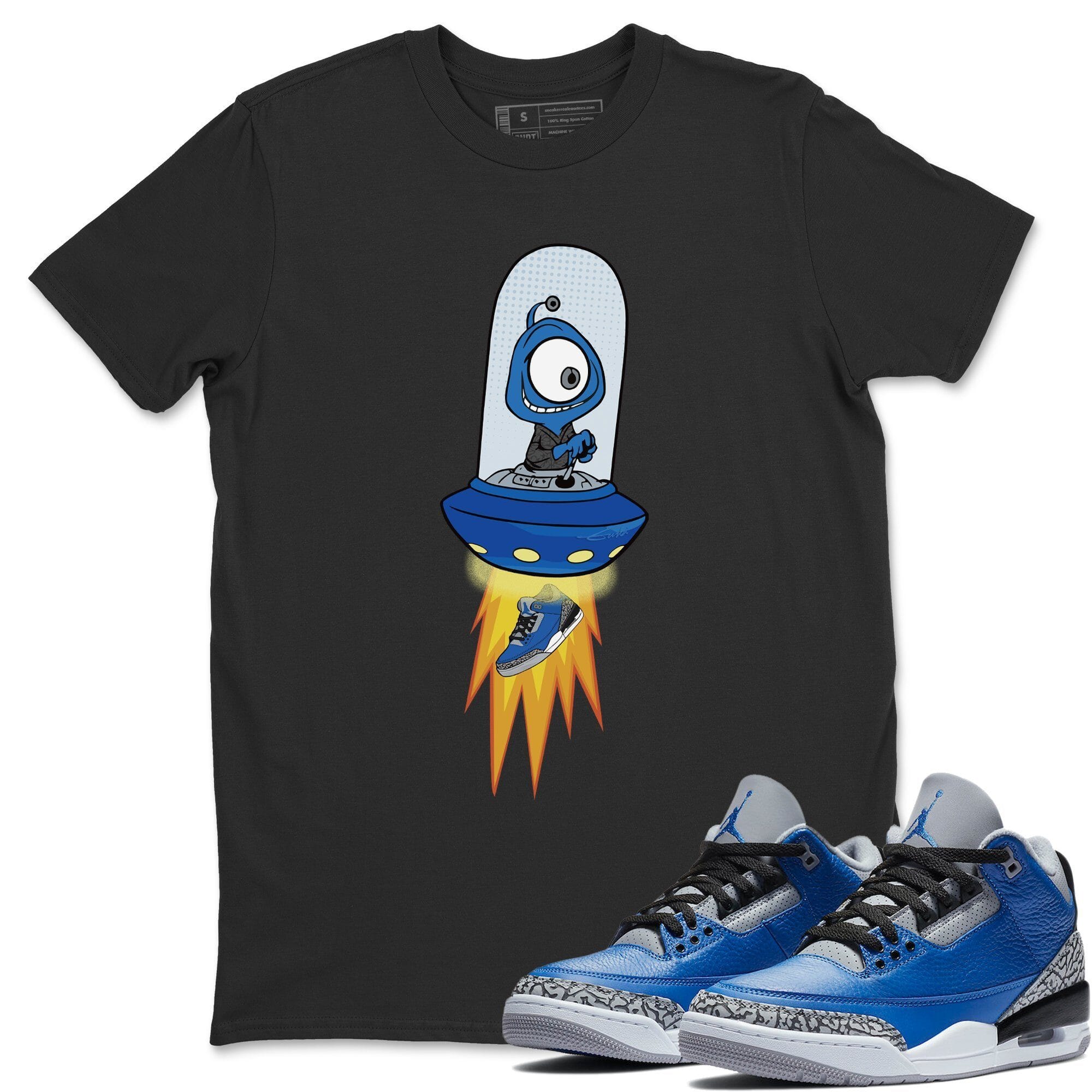 Jordan 3 Varsity Royal Shirt To Match Jordans Alien Sneaker Tees Jordan 3 Varsity Royal Drip Gear Zone Sneaker Matching Clothing Unisex Shirts