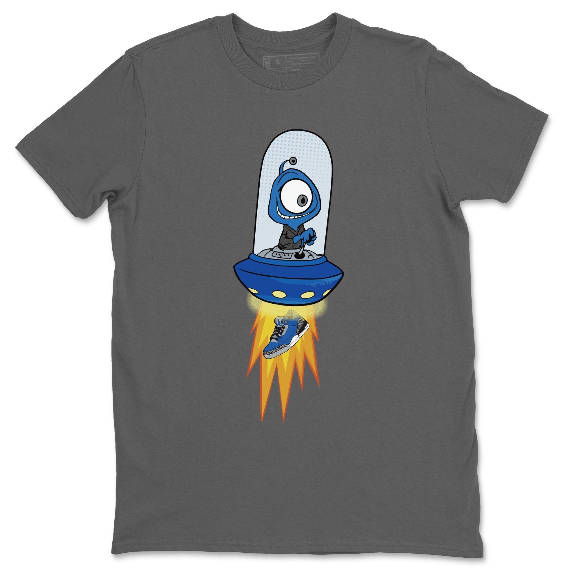 Jordan 3 Varsity Royal Shirt To Match Jordans Alien Sneaker Tees Jordan 3 Varsity Royal Drip Gear Zone Sneaker Matching Clothing Unisex Shirts