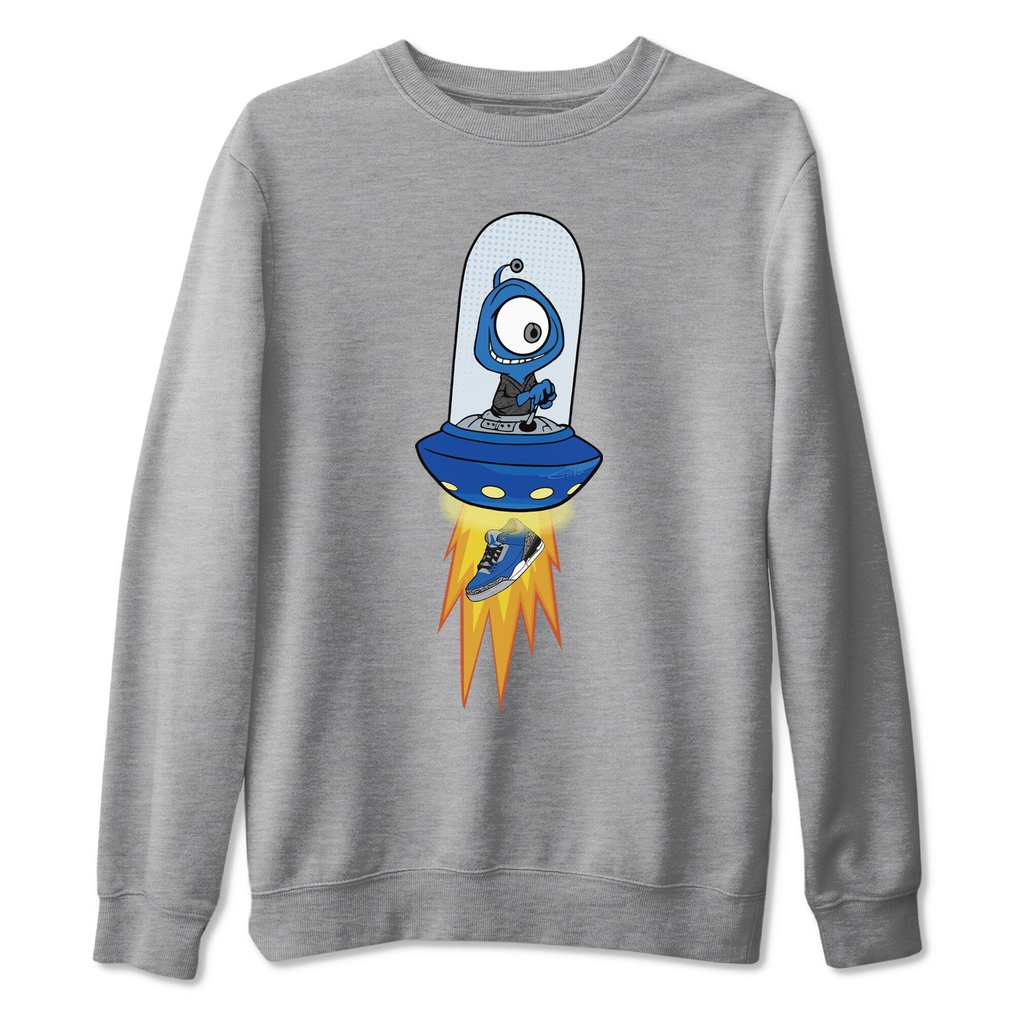 Jordan 3 Varsity Royal Shirt To Match Jordans Alien Sneaker Tees Jordan 3 Varsity Royal Drip Gear Zone Sneaker Matching Clothing Unisex Shirts