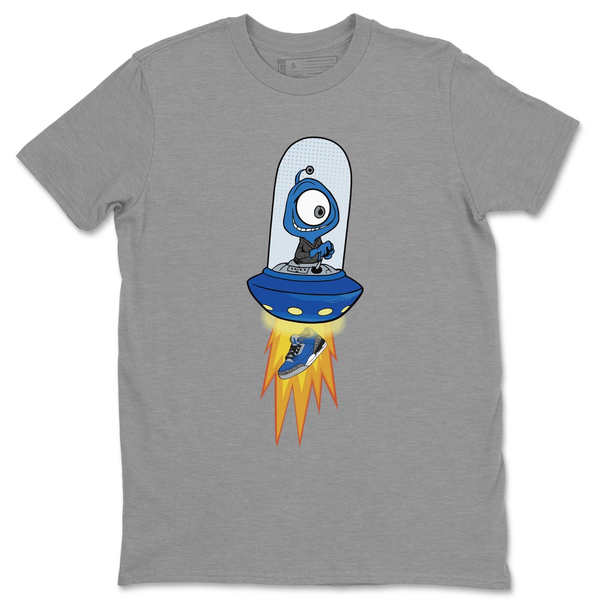 Jordan 3 Varsity Royal Shirt To Match Jordans Alien Sneaker Tees Jordan 3 Varsity Royal Drip Gear Zone Sneaker Matching Clothing Unisex Shirts