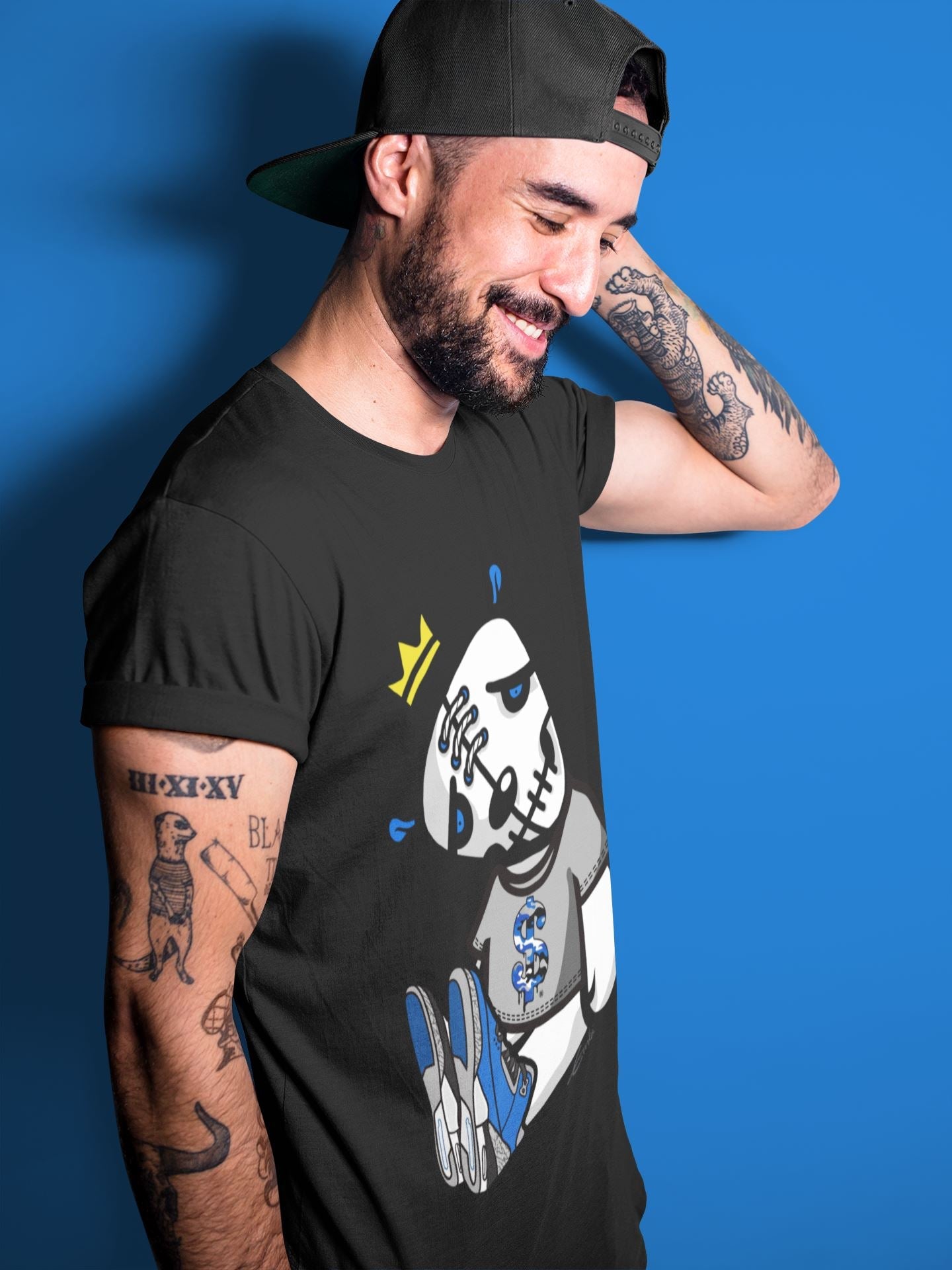 Jordan 3 Varsity Royal Shirt To Match Jordans Dead Dolls Sneaker Tees Jordan 3 Varsity Royal Drip Gear Zone Sneaker Matching Clothing Unisex Shirts