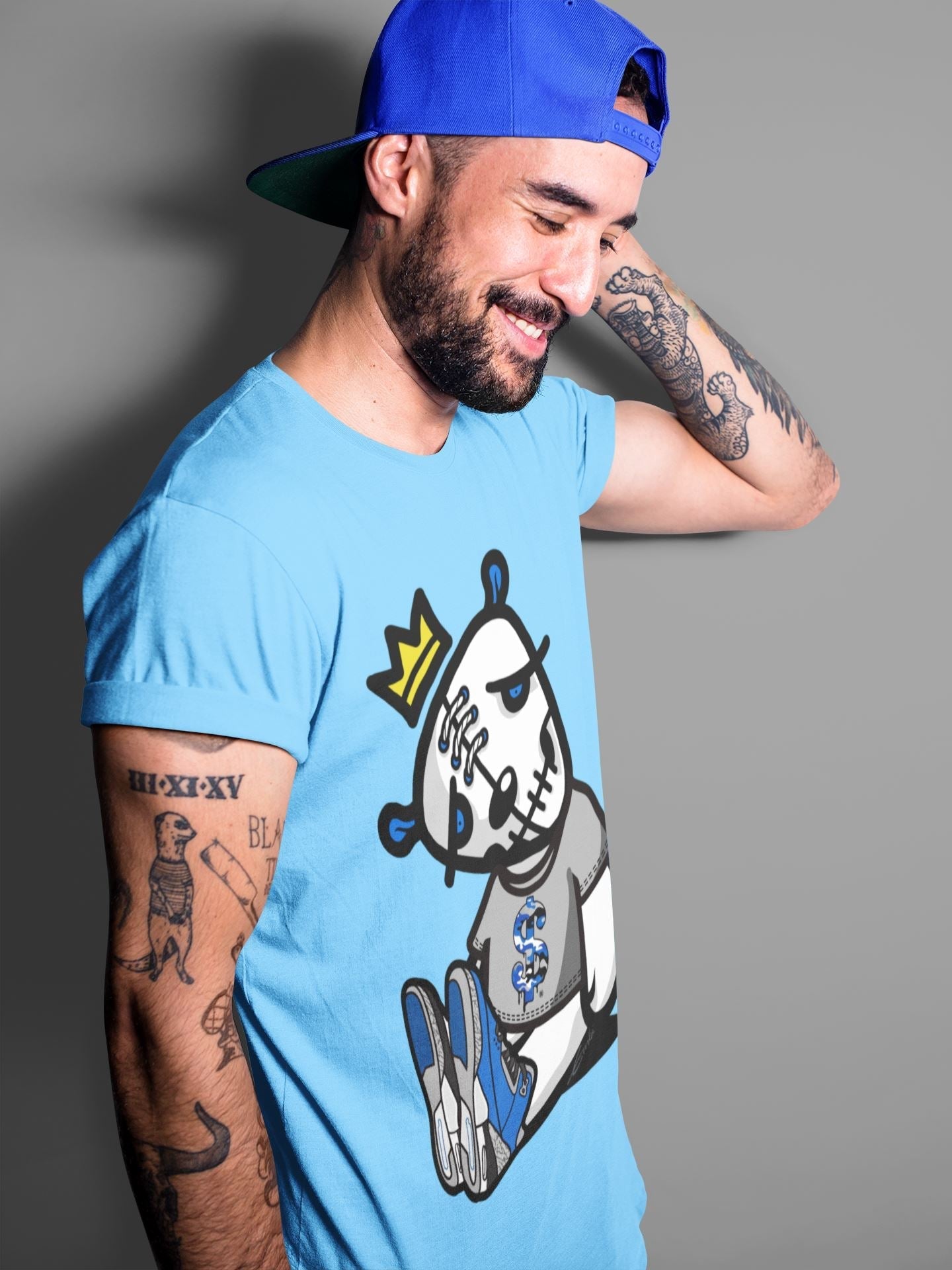 Jordan 3 Varsity Royal Shirt To Match Jordans Dead Dolls Sneaker Tees Jordan 3 Varsity Royal Drip Gear Zone Sneaker Matching Clothing Unisex Shirts