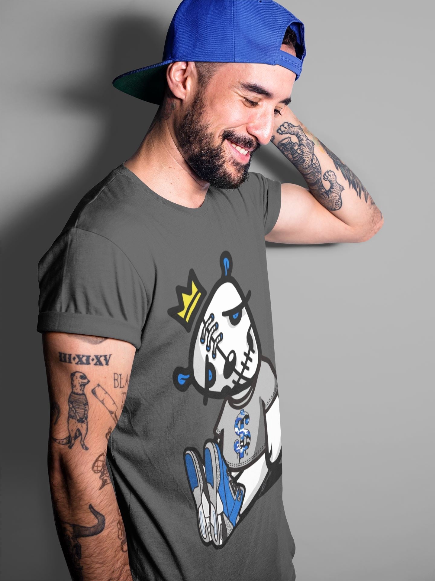 Jordan 3 Varsity Royal Shirt To Match Jordans Dead Dolls Sneaker Tees Jordan 3 Varsity Royal Drip Gear Zone Sneaker Matching Clothing Unisex Shirts