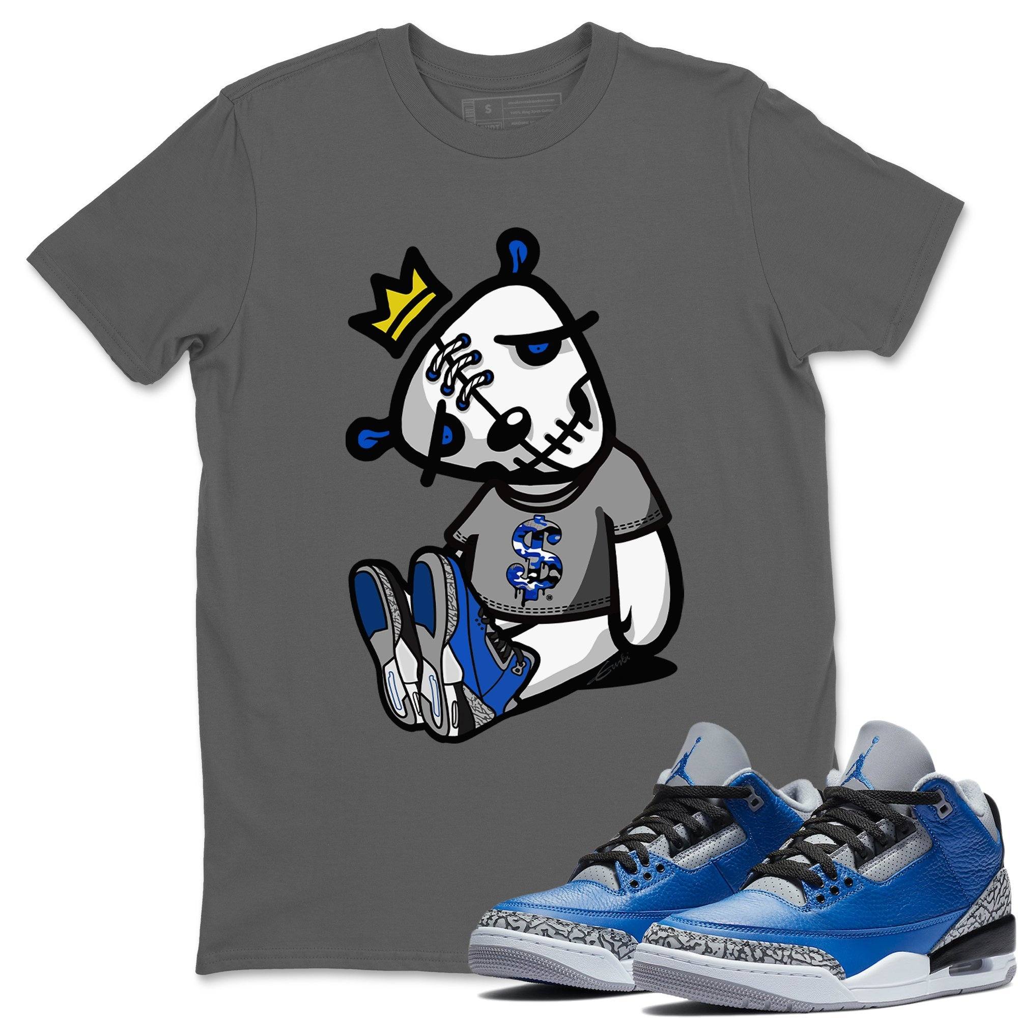 Jordan 3 Varsity Royal Shirt To Match Jordans Dead Dolls Sneaker Tees Jordan 3 Varsity Royal Drip Gear Zone Sneaker Matching Clothing Unisex Shirts