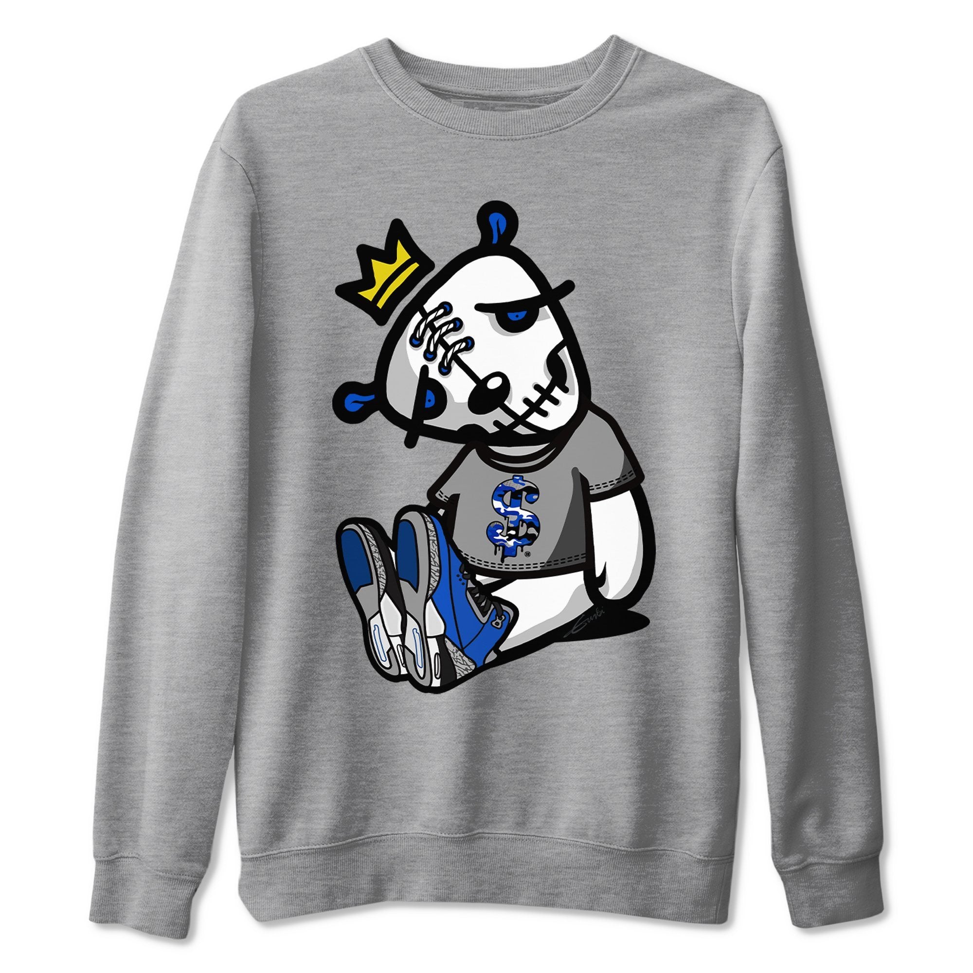 Jordan 3 Varsity Royal Shirt To Match Jordans Dead Dolls Sneaker Tees Jordan 3 Varsity Royal Drip Gear Zone Sneaker Matching Clothing Unisex Shirts