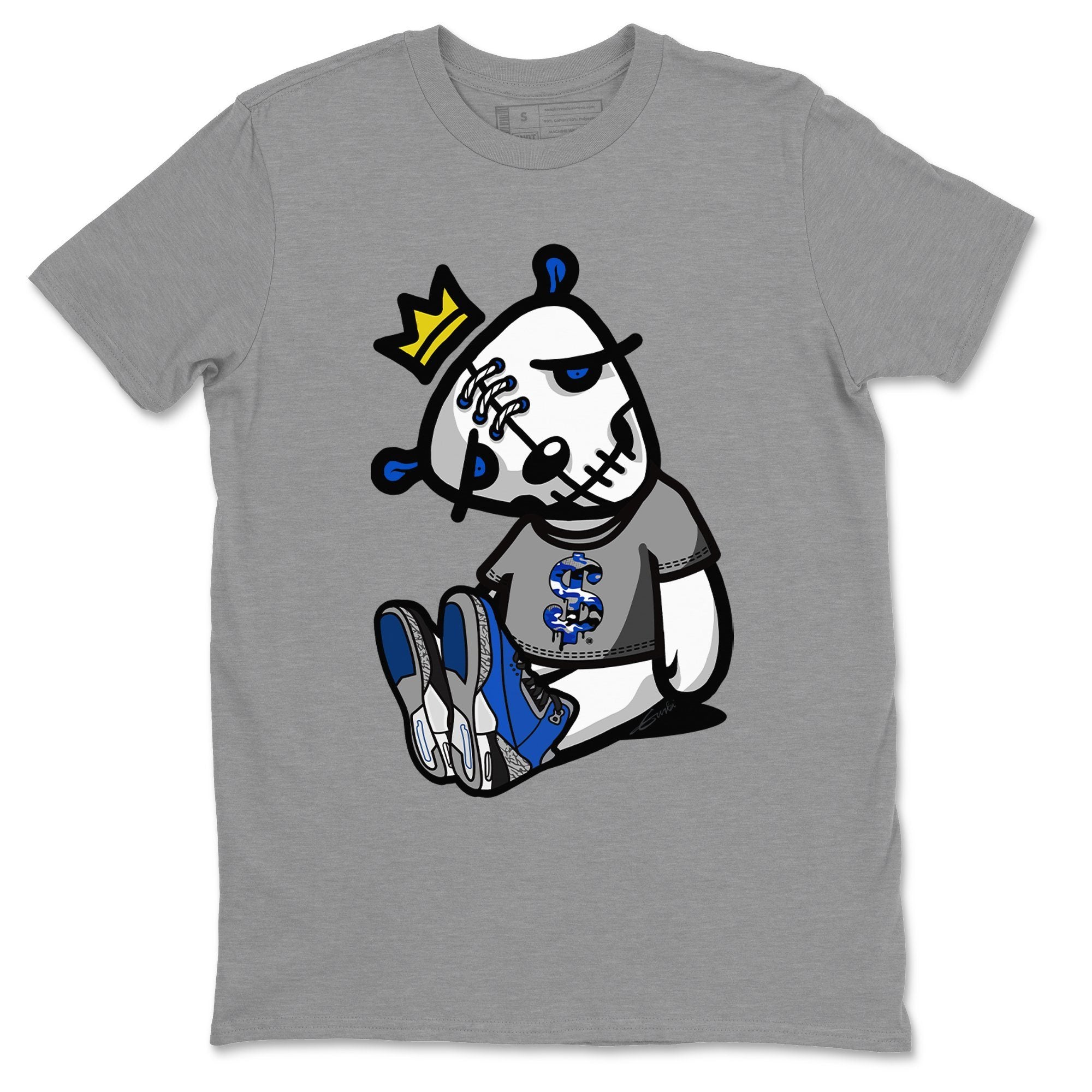 Jordan 3 Varsity Royal Shirt To Match Jordans Dead Dolls Sneaker Tees Jordan 3 Varsity Royal Drip Gear Zone Sneaker Matching Clothing Unisex Shirts