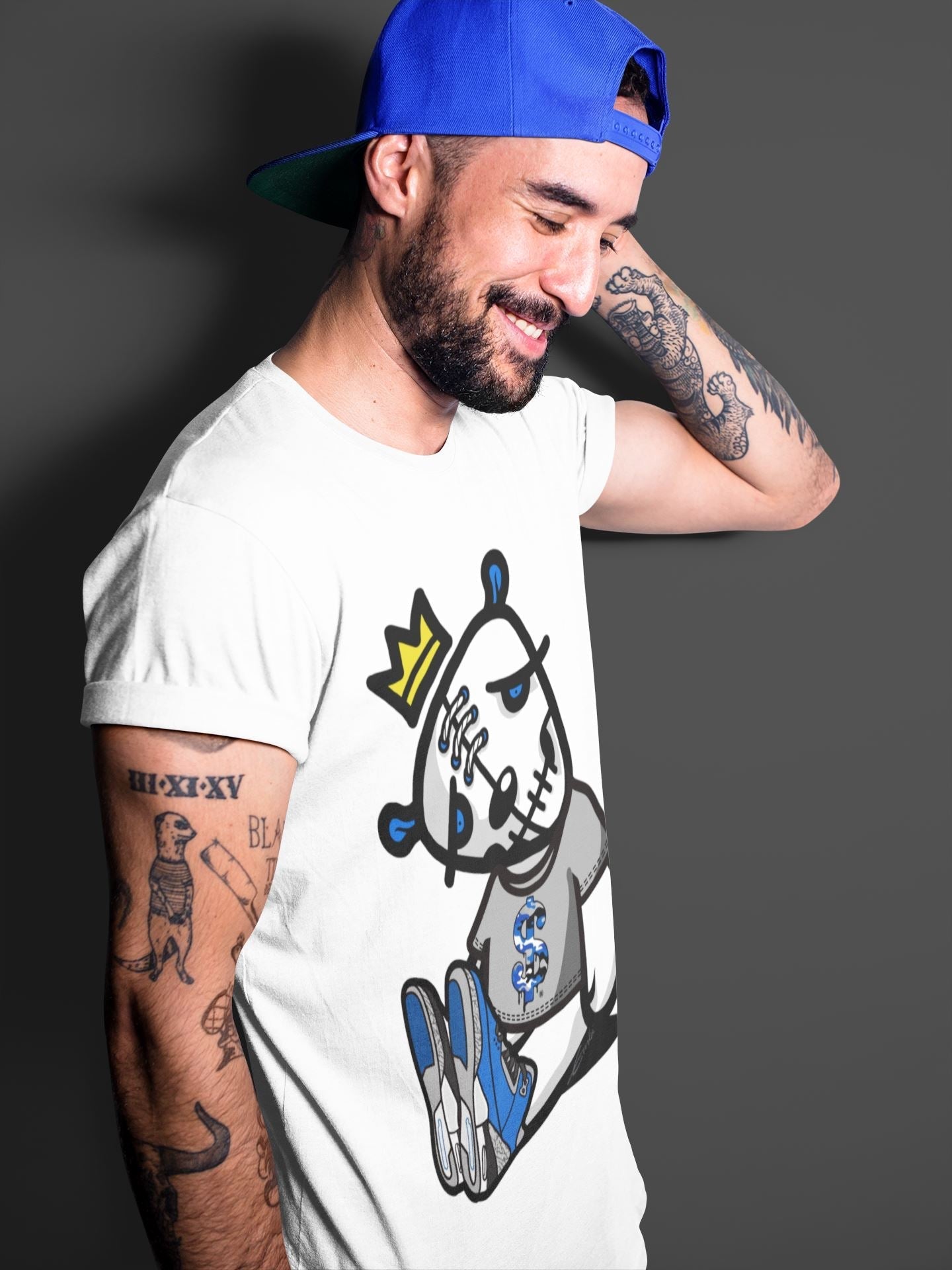 Jordan 3 Varsity Royal Shirt To Match Jordans Dead Dolls Sneaker Tees Jordan 3 Varsity Royal Drip Gear Zone Sneaker Matching Clothing Unisex Shirts