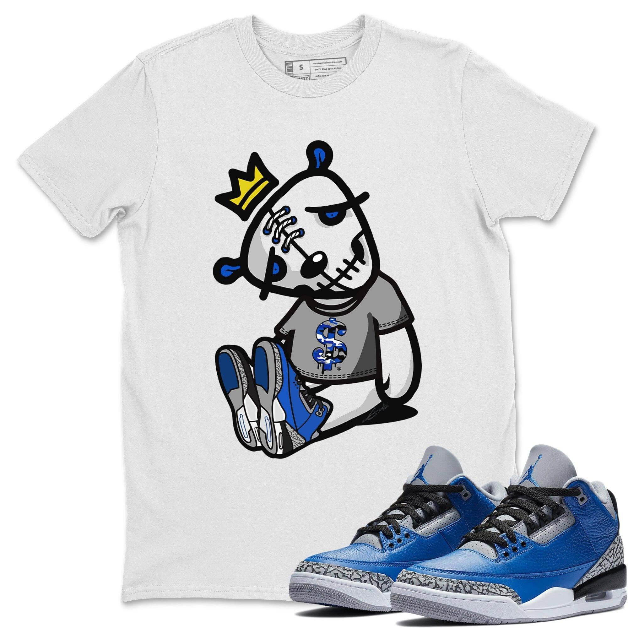 Jordan 3 Varsity Royal Shirt To Match Jordans Dead Dolls Sneaker Tees Jordan 3 Varsity Royal Drip Gear Zone Sneaker Matching Clothing Unisex Shirts