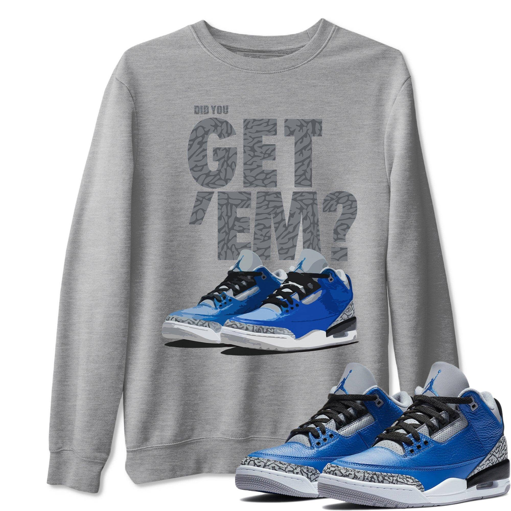 Jordan 3 Varsity Royal Shirt To Match Jordans Did You Get Em Drip Gear Zone Sneaker Tees Jordan 3 Varsity Royal Drip Gear Zone Drip Gear Zone Sneaker Matching Clothing Unisex Shirts