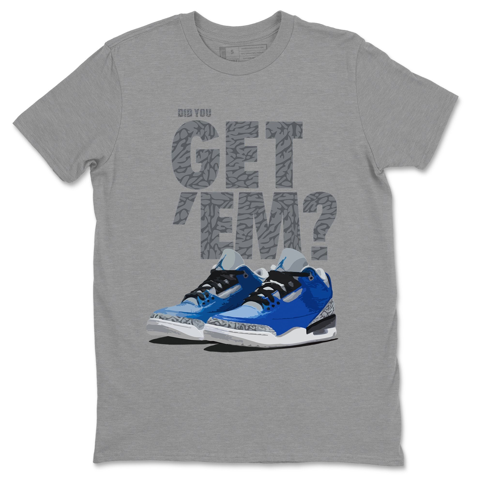 Jordan 3 Varsity Royal Shirt To Match Jordans Did You Get Em Drip Gear Zone Sneaker Tees Jordan 3 Varsity Royal Drip Gear Zone Drip Gear Zone Sneaker Matching Clothing Unisex Shirts