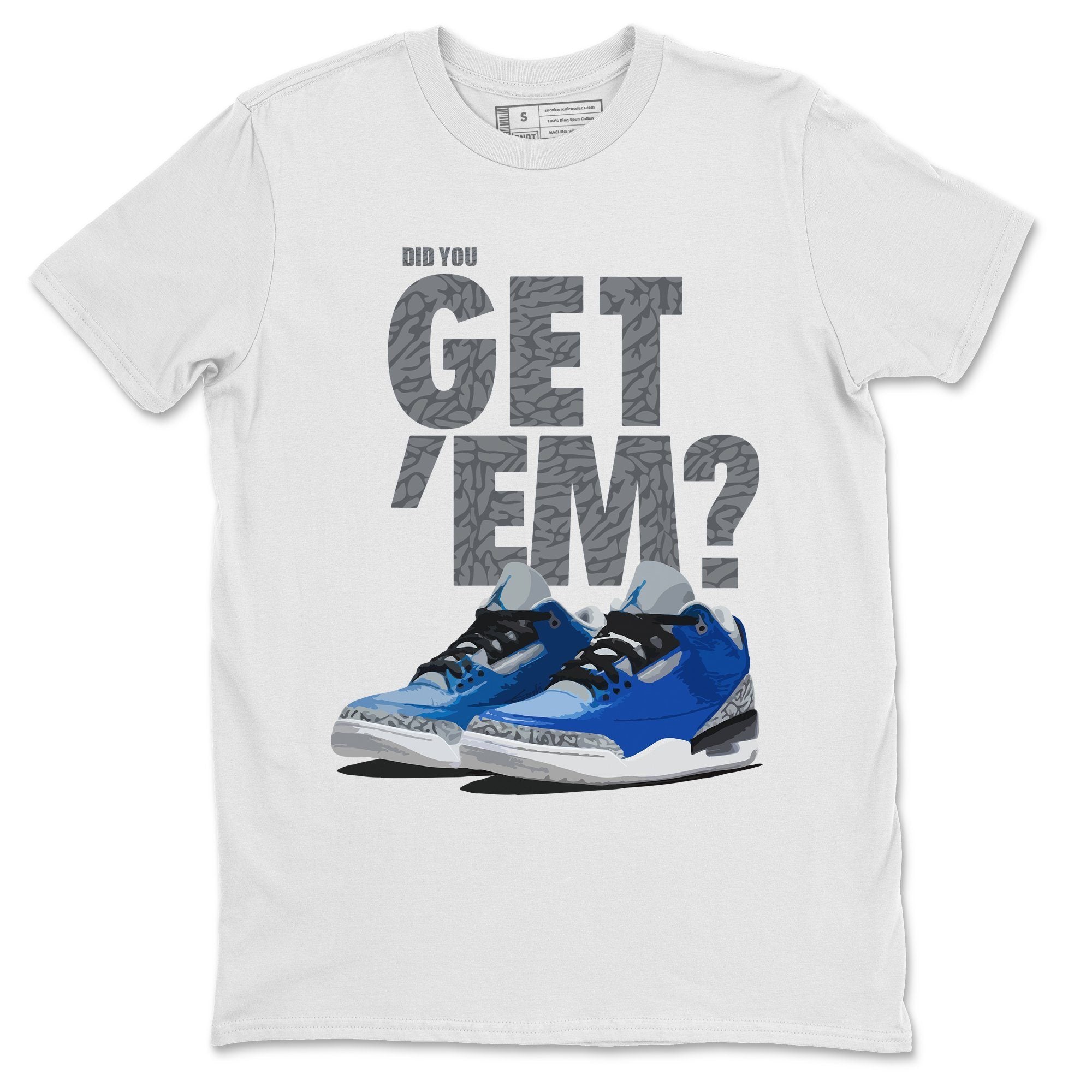 Jordan 3 Varsity Royal Shirt To Match Jordans Did You Get Em Drip Gear Zone Sneaker Tees Jordan 3 Varsity Royal Drip Gear Zone Drip Gear Zone Sneaker Matching Clothing Unisex Shirts