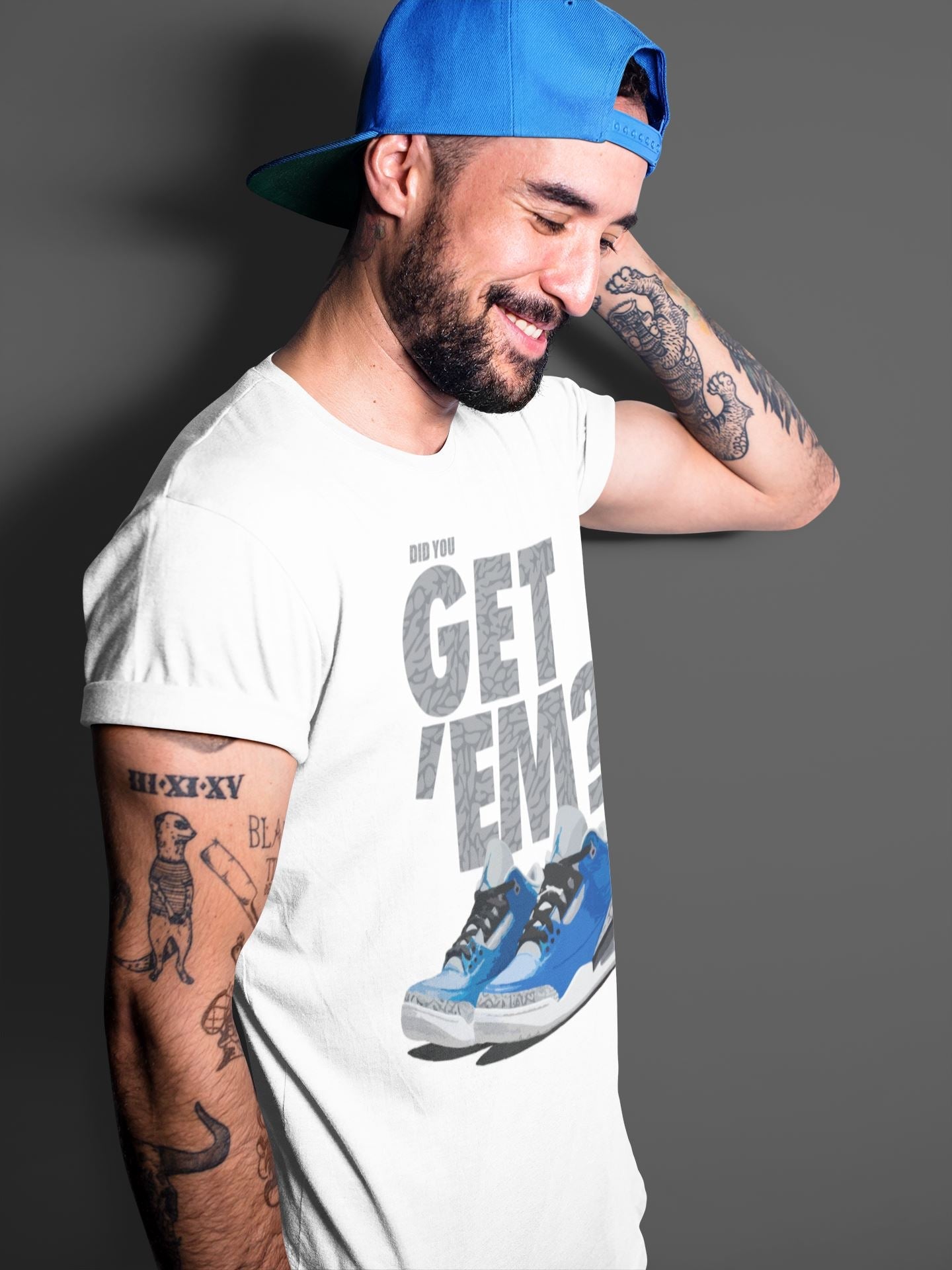 Jordan 3 Varsity Royal Shirt To Match Jordans Did You Get Em Drip Gear Zone Sneaker Tees Jordan 3 Varsity Royal Drip Gear Zone Drip Gear Zone Sneaker Matching Clothing Unisex Shirts