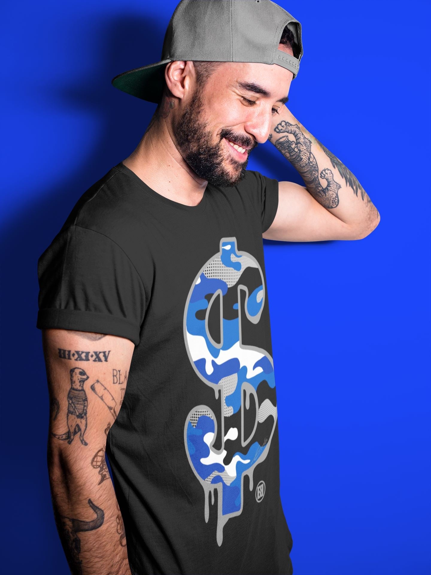 Jordan 3 Varsity Royal Shirt To Match Jordans Dollar Camo Sneaker Tees Jordan 3 Varsity Royal Drip Gear Zone Sneaker Matching Clothing Unisex Shirts