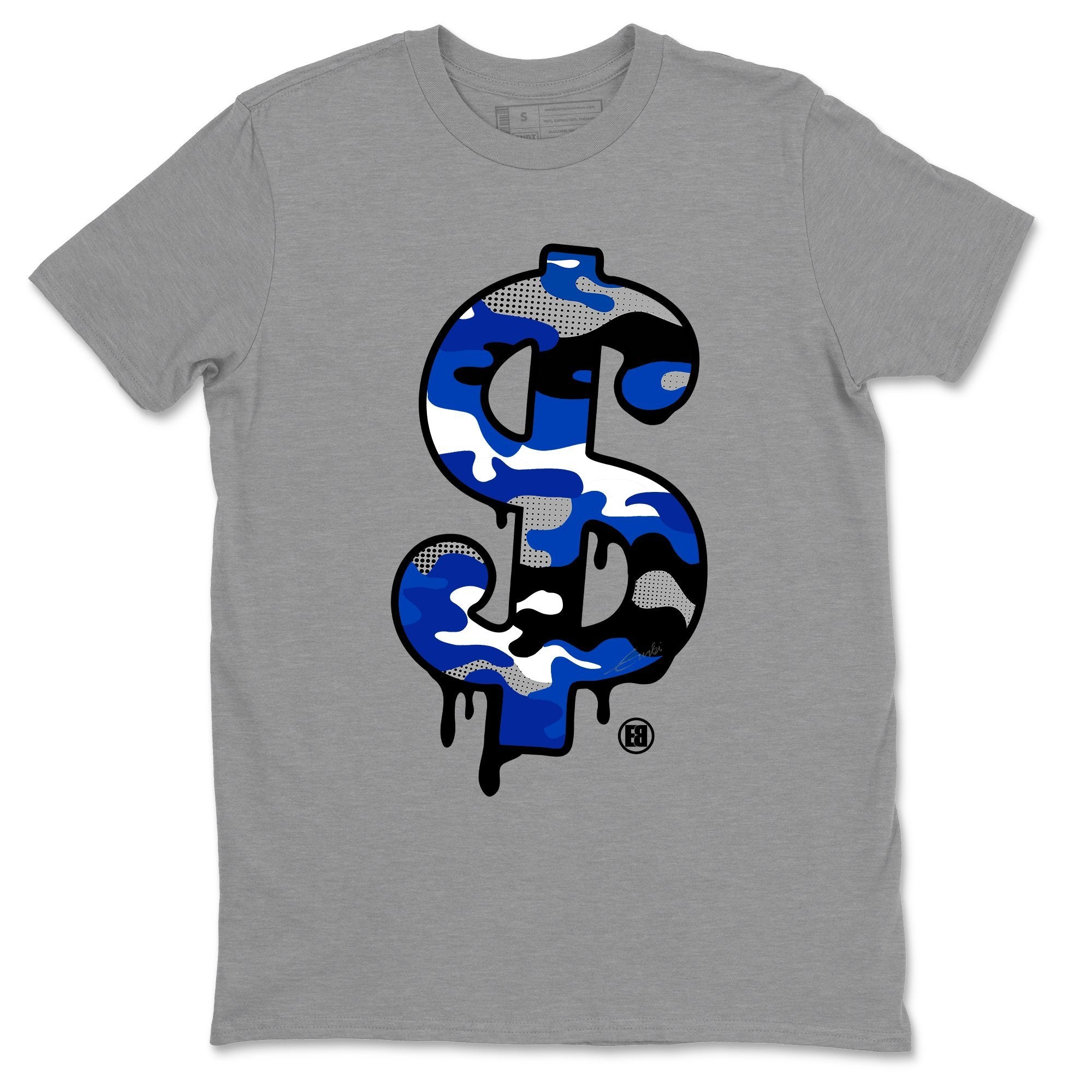 Jordan 3 Varsity Royal Shirt To Match Jordans Dollar Camo Sneaker Tees Jordan 3 Varsity Royal Drip Gear Zone Sneaker Matching Clothing Unisex Shirts