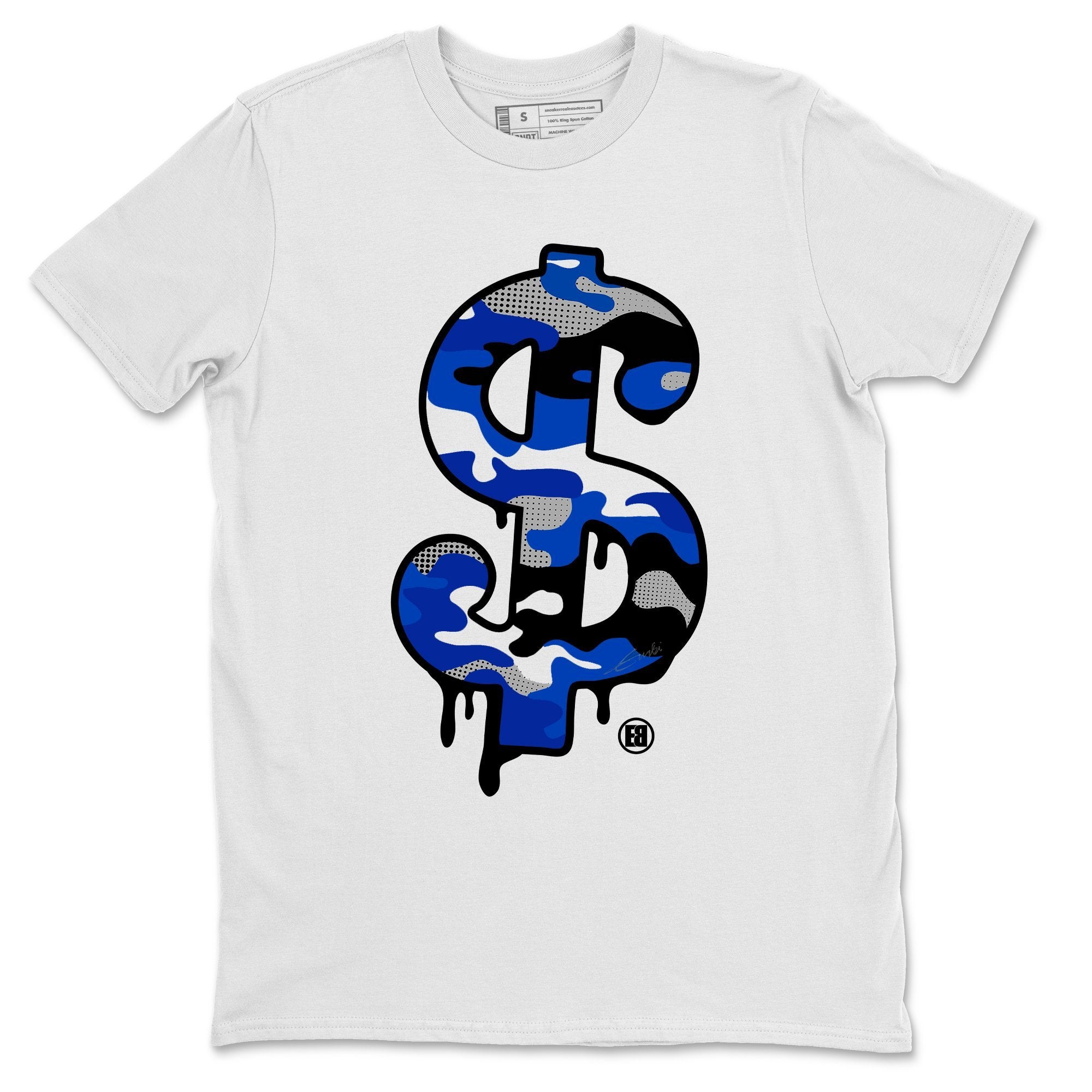 Jordan 3 Varsity Royal Shirt To Match Jordans Dollar Camo Sneaker Tees Jordan 3 Varsity Royal Drip Gear Zone Sneaker Matching Clothing Unisex Shirts