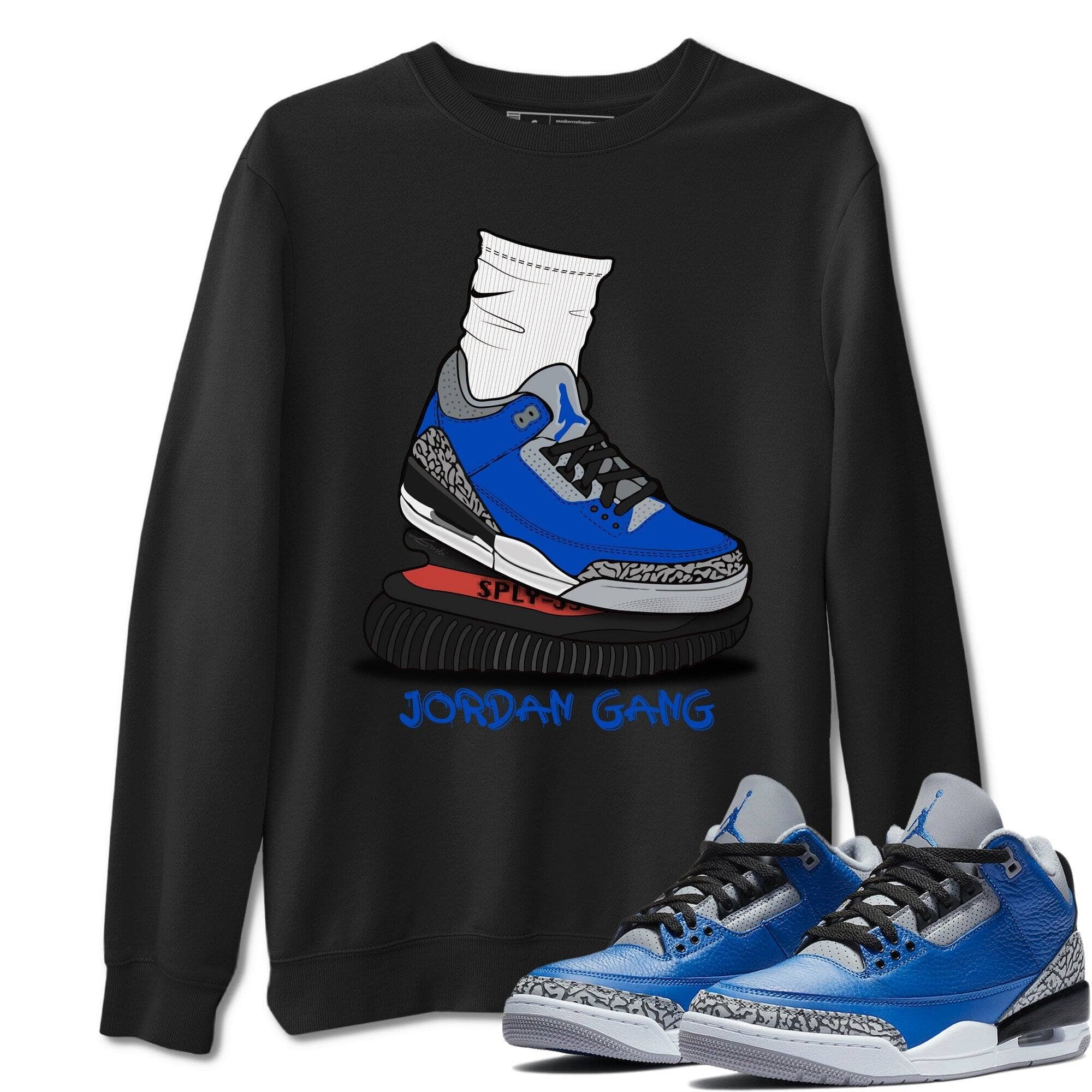 Jordan 3 Varsity Royal Shirt To Match Jordans Jordan Gang Sneaker Tees Jordan 3 Varsity Royal Drip Gear Zone Sneaker Matching Clothing Unisex Shirts