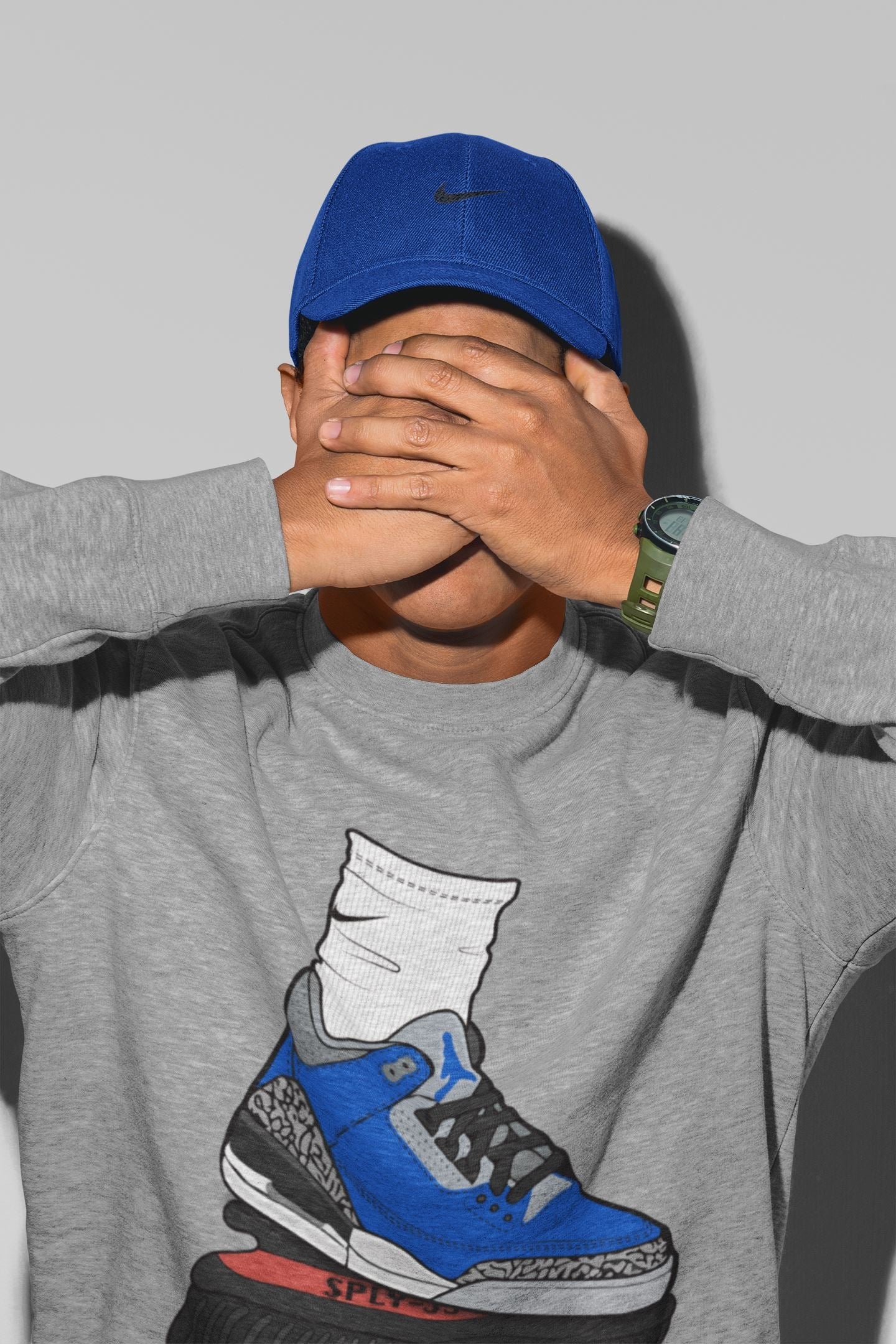 Jordan 3 Varsity Royal Shirt To Match Jordans Jordan Gang Sneaker Tees Jordan 3 Varsity Royal Drip Gear Zone Sneaker Matching Clothing Unisex Shirts