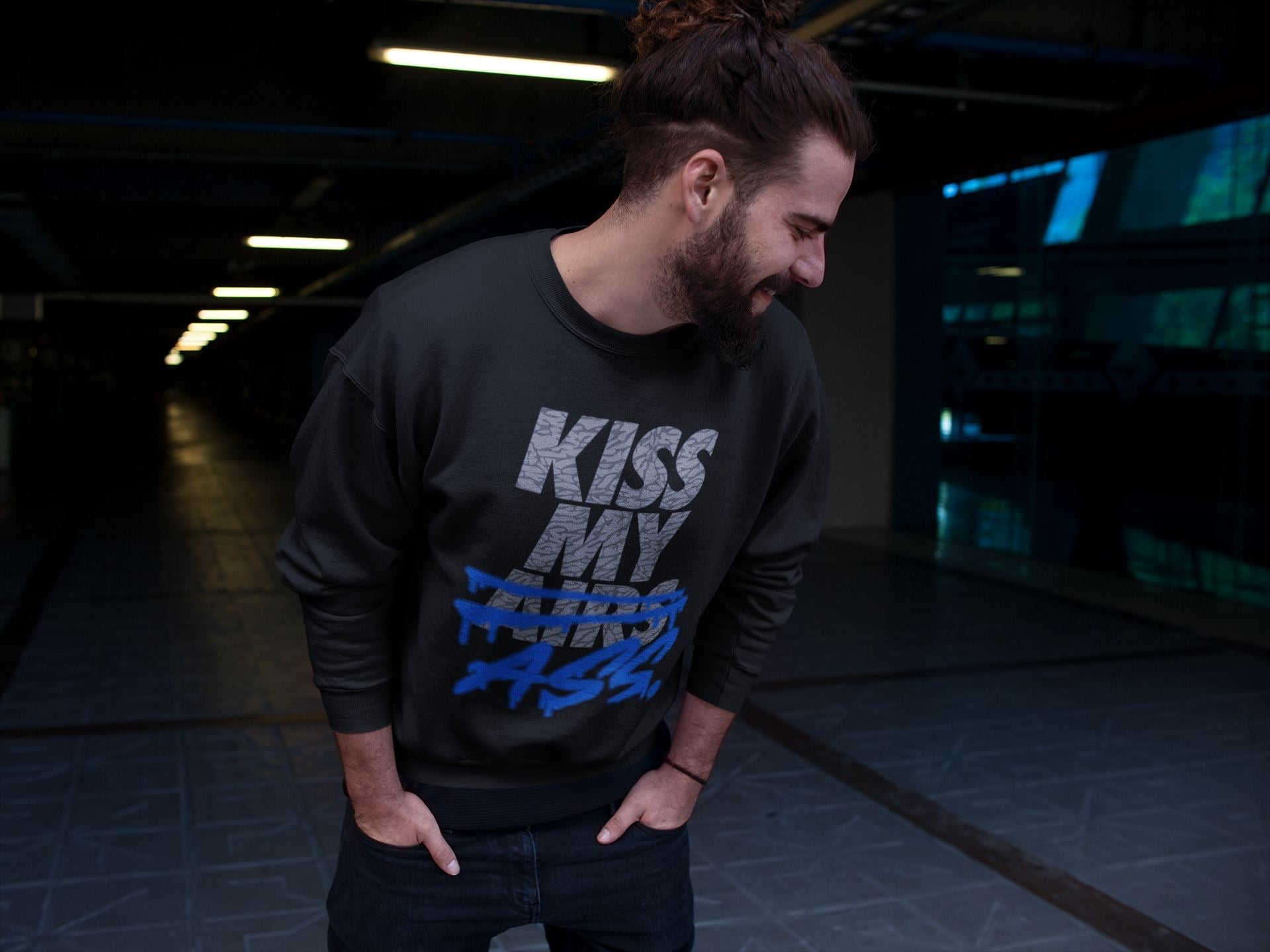 Jordan 3 Varsity Royal Shirt To Match Jordans Kiss My Ass Sneaker Tees Jordan 3 Varsity Royal Drip Gear Zone Sneaker Matching Clothing Unisex Shirts