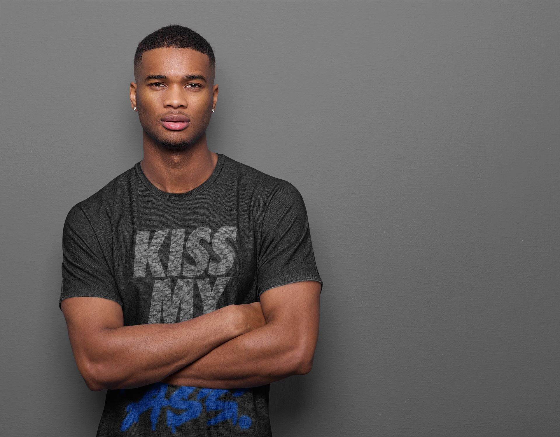 Jordan 3 Varsity Royal Shirt To Match Jordans Kiss My Ass Sneaker Tees Jordan 3 Varsity Royal Drip Gear Zone Sneaker Matching Clothing Unisex Shirts