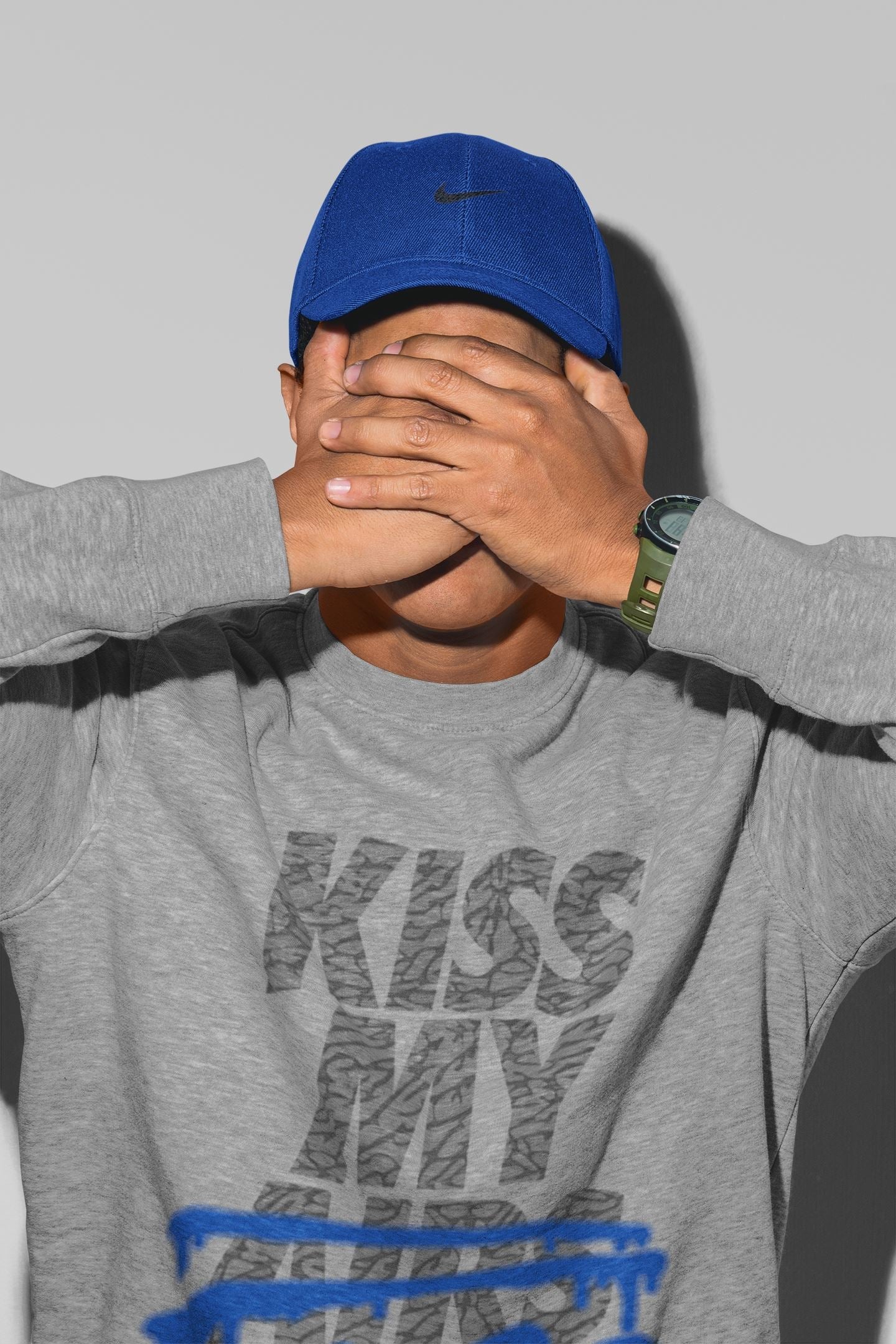 Jordan 3 Varsity Royal Shirt To Match Jordans Kiss My Ass Sneaker Tees Jordan 3 Varsity Royal Drip Gear Zone Sneaker Matching Clothing Unisex Shirts