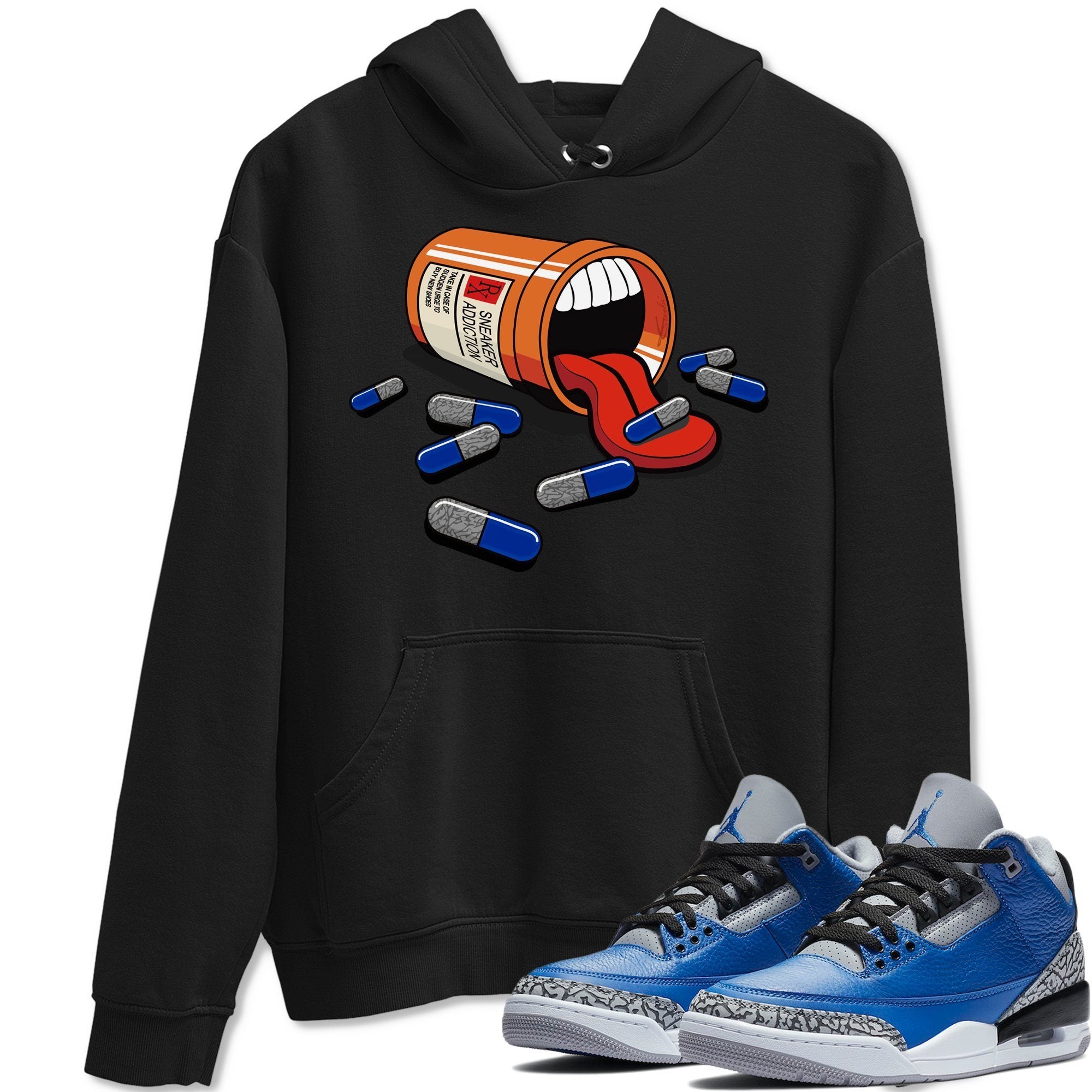Jordan 3 Varsity Royal Shirt To Match Jordans Sneaker Addiction Sneaker Tees Jordan 3 Varsity Royal Drip Gear Zone Sneaker Matching Clothing Unisex Shirts