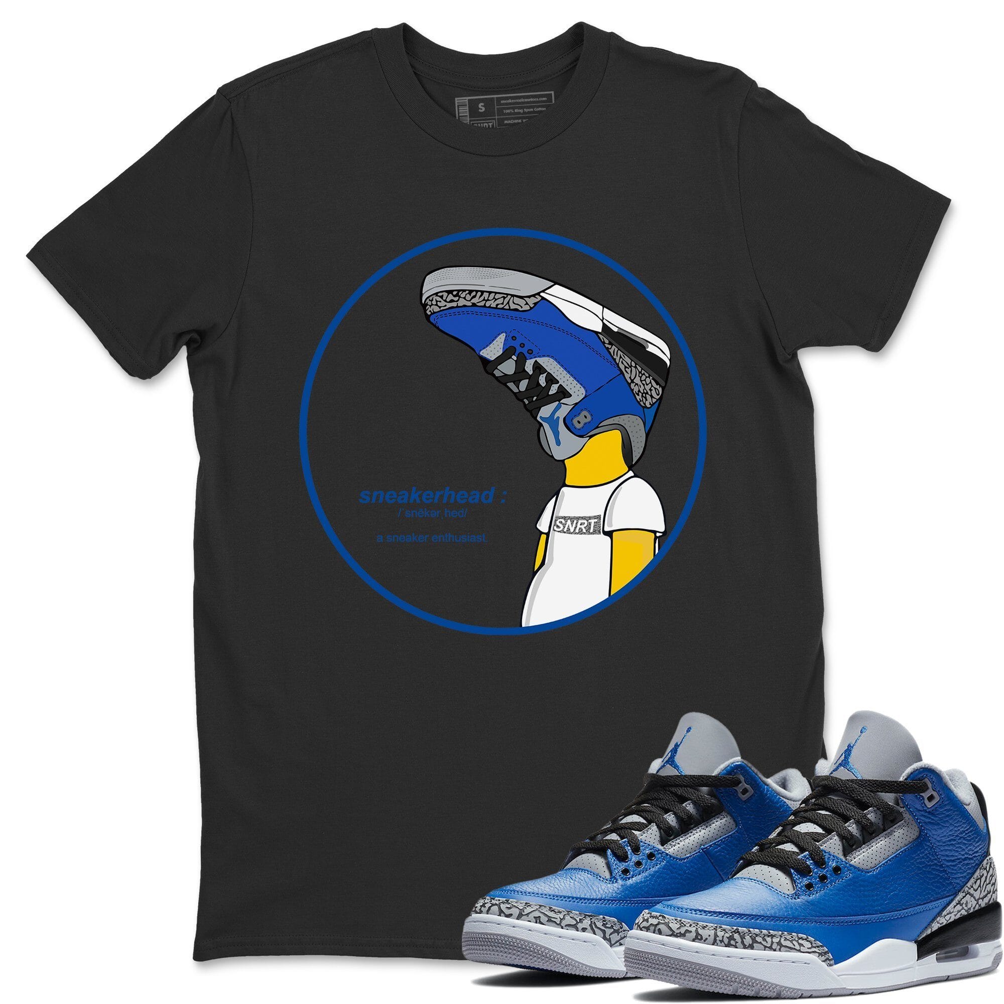Jordan 3 Varsity Royal Shirt To Match Jordans Sneakerhead Sneaker Tees Jordan 3 Varsity Royal Drip Gear Zone Sneaker Matching Clothing Unisex Shirts
