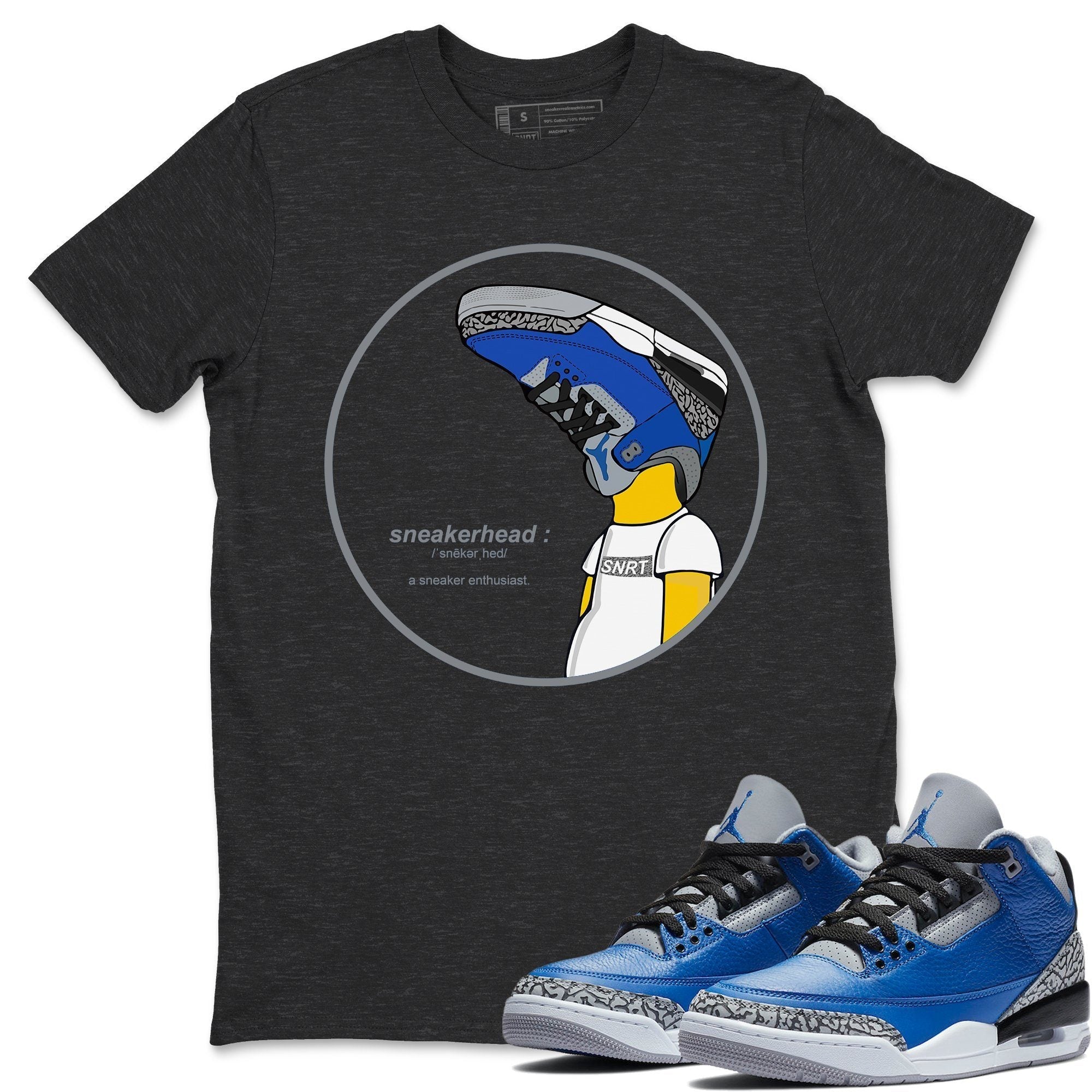 Jordan 3 Varsity Royal Shirt To Match Jordans Sneakerhead Sneaker Tees Jordan 3 Varsity Royal Drip Gear Zone Sneaker Matching Clothing Unisex Shirts