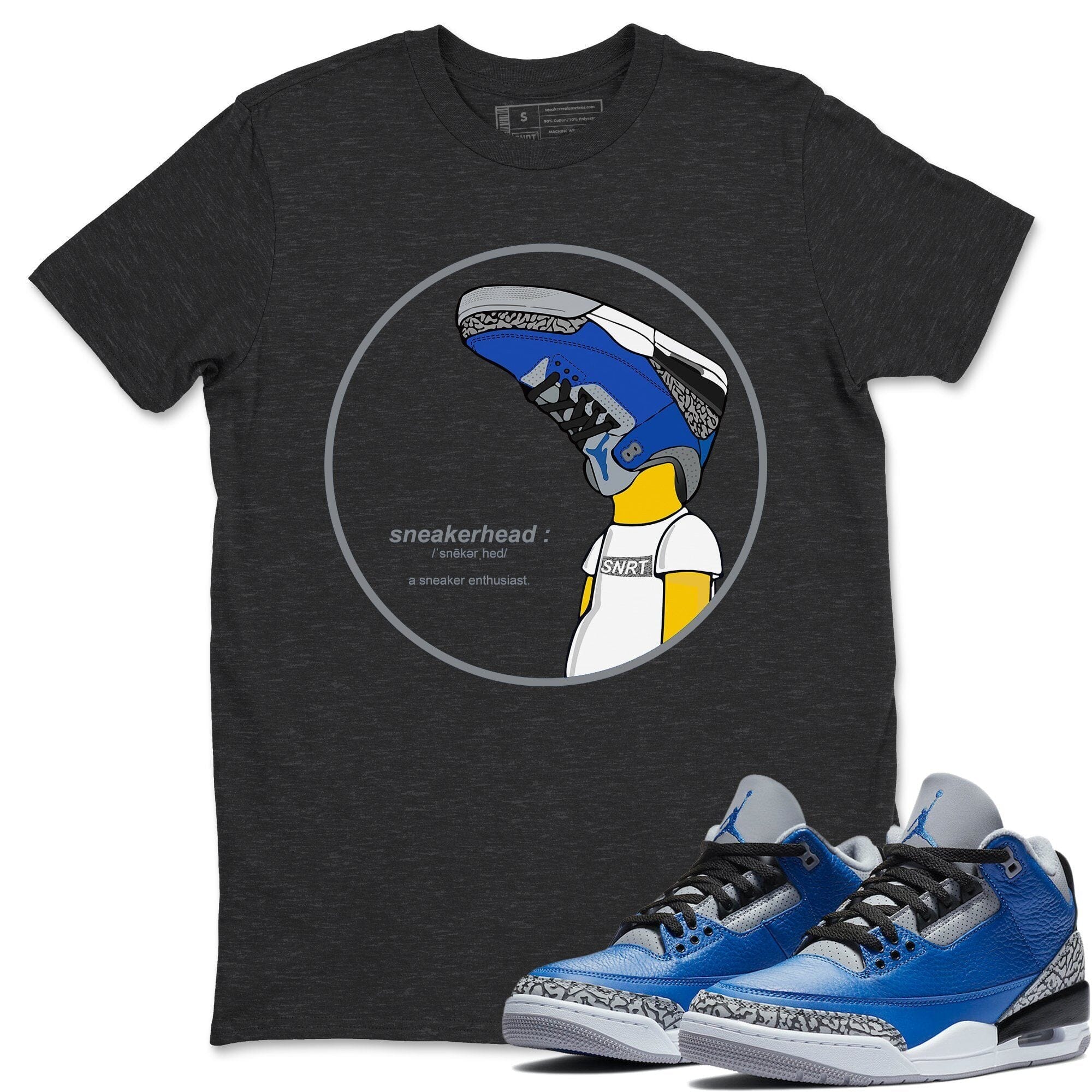 Jordan 3 Varsity Royal Shirt To Match Jordans Sneakerhead Sneaker Tees Jordan 3 Varsity Royal Drip Gear Zone Sneaker Matching Clothing Unisex Shirts
