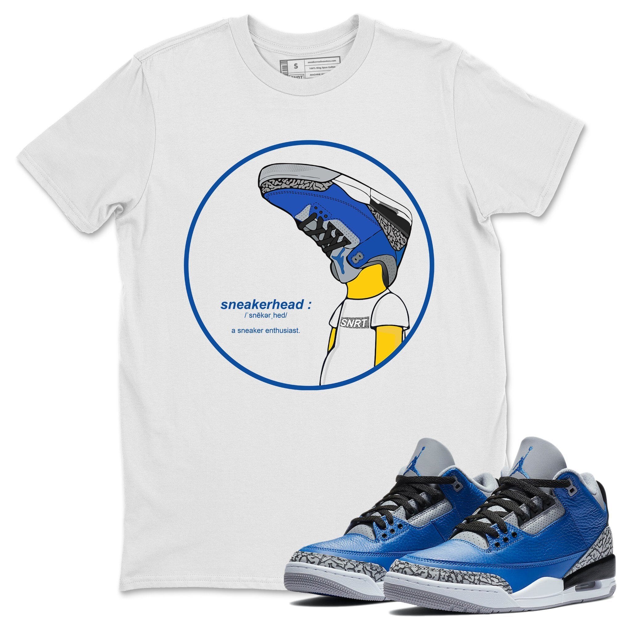 Jordan 3 Varsity Royal Shirt To Match Jordans Sneakerhead Sneaker Tees Jordan 3 Varsity Royal Drip Gear Zone Sneaker Matching Clothing Unisex Shirts
