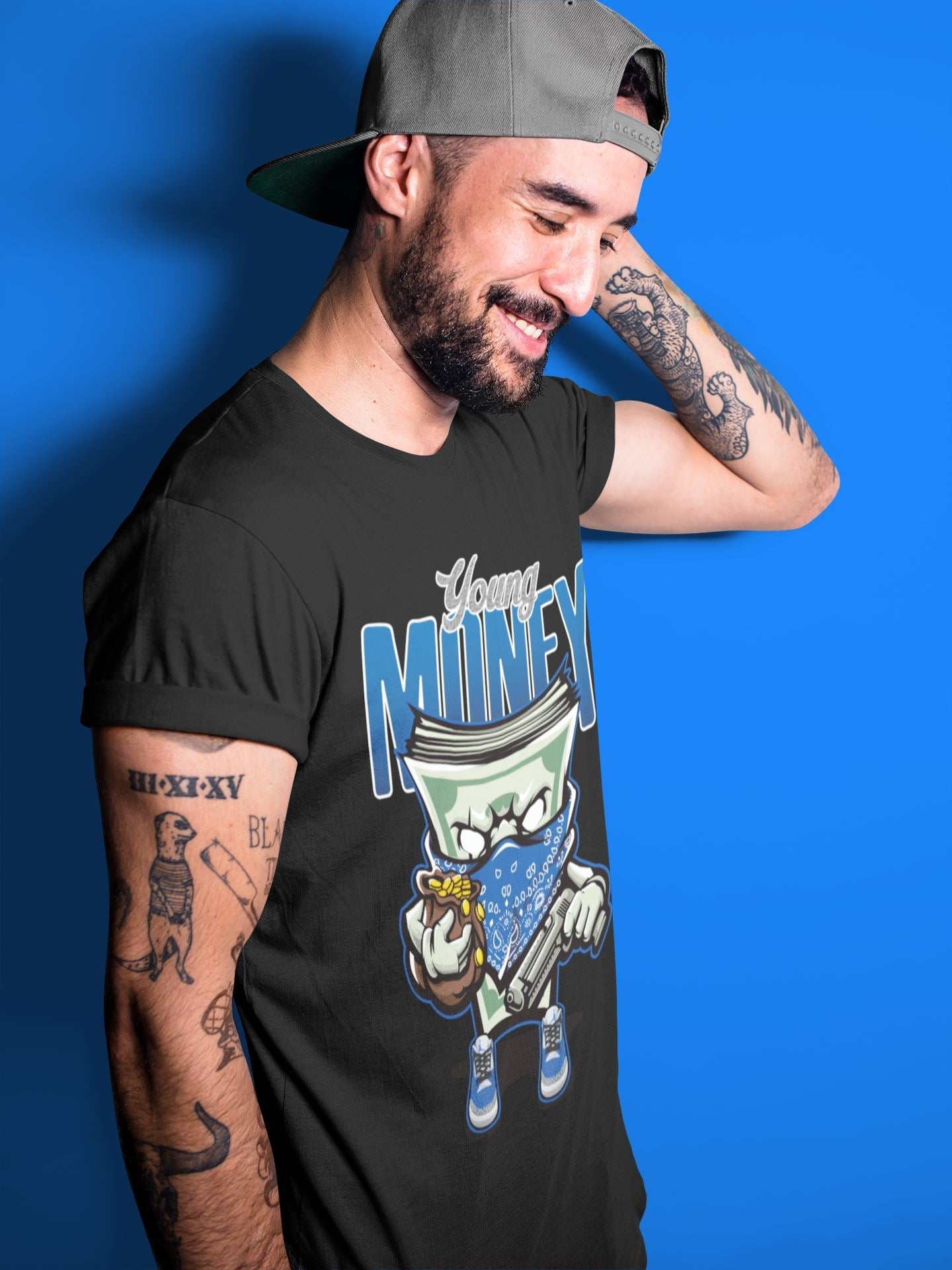 Jordan 3 Varsity Royal Shirt To Match Jordans Young Money Sneaker Tees Jordan 3 Varsity Royal Drip Gear Zone Sneaker Matching Clothing Unisex Shirts