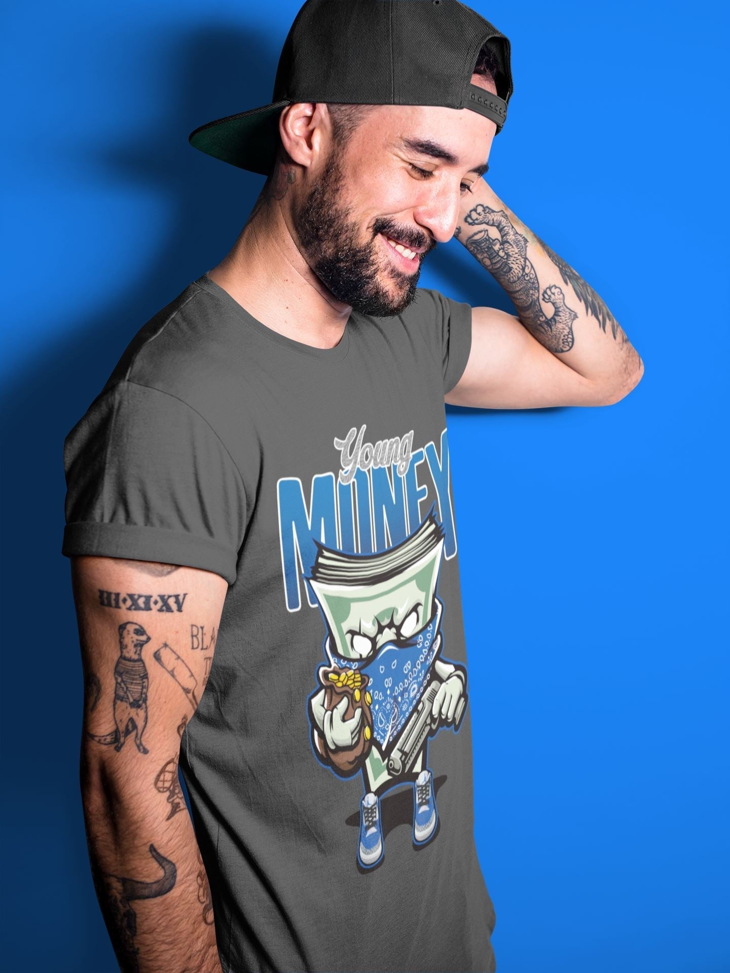 Jordan 3 Varsity Royal Shirt To Match Jordans Young Money Sneaker Tees Jordan 3 Varsity Royal Drip Gear Zone Sneaker Matching Clothing Unisex Shirts