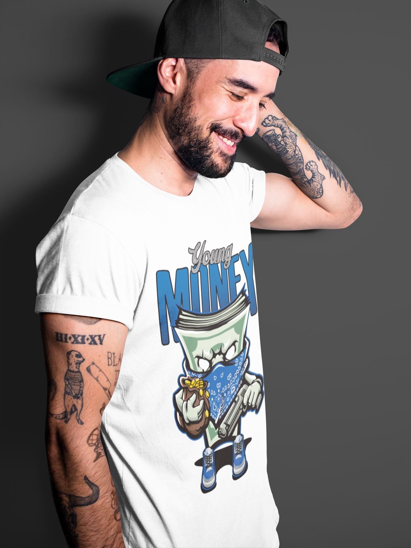 Jordan 3 Varsity Royal Shirt To Match Jordans Young Money Sneaker Tees Jordan 3 Varsity Royal Drip Gear Zone Sneaker Matching Clothing Unisex Shirts